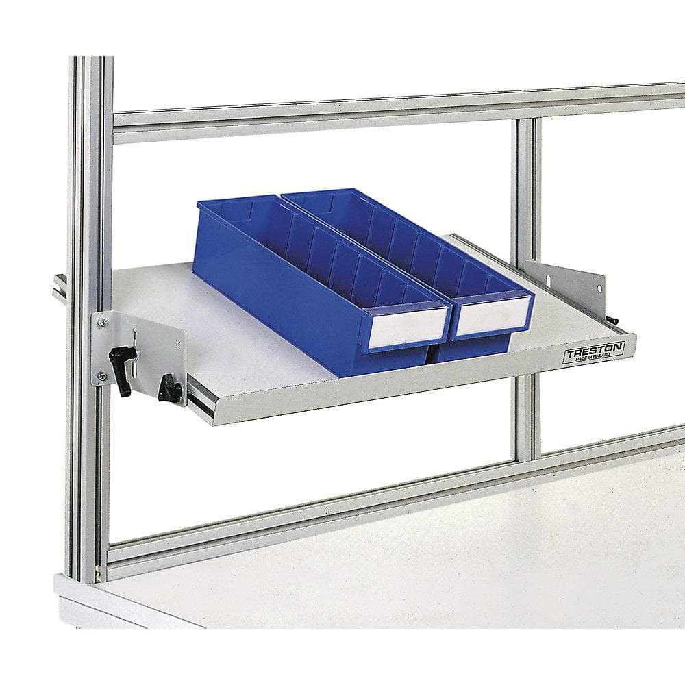 Treston Ablageboden für Arbeitstisch lichtgrau 400x660mm