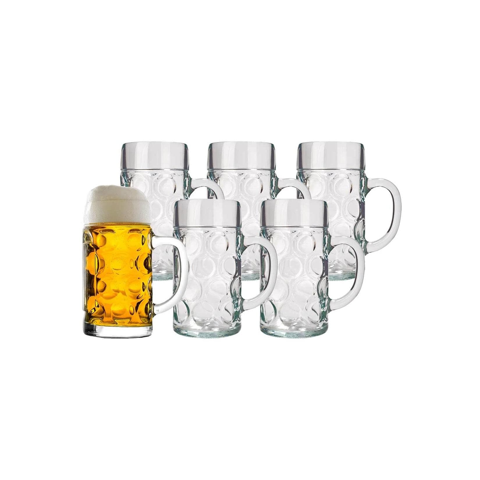 Stölzle Lausitz Bierkrug Isar 500 ml 6er Set