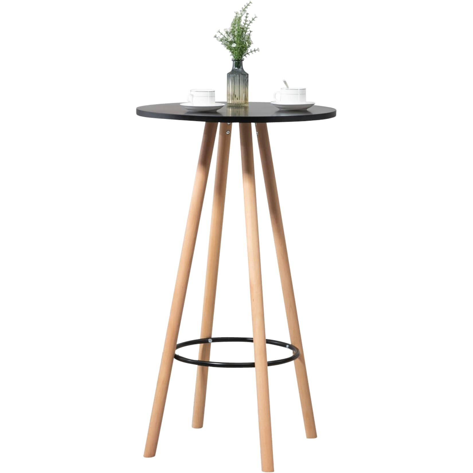 CLP Stehtisch Livia rund - Bartisch Bistrotisch Buchenholz