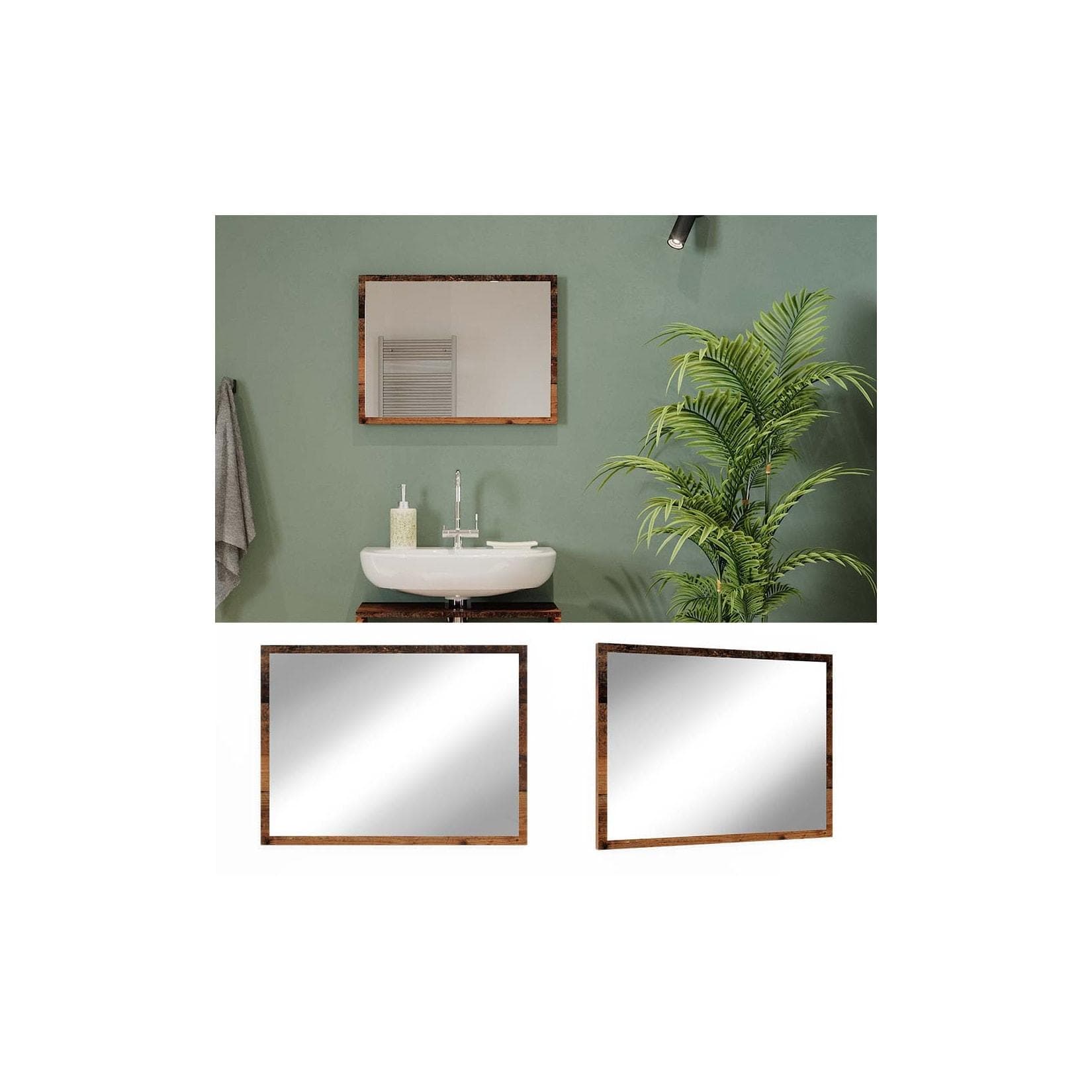 Vicco Badspiegel Kiko Old Style 60x45 cm Modern Wandspiegel