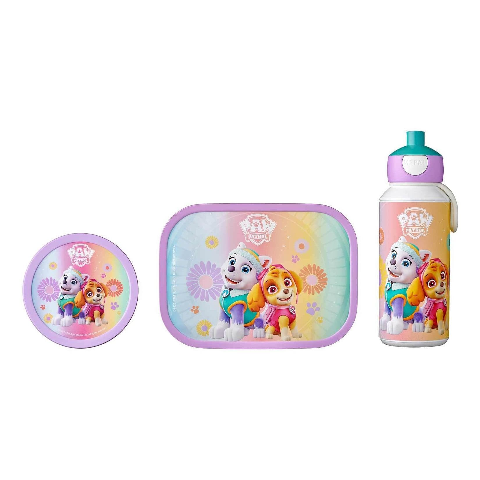 Mepal Lunchset Campus 3er Set - Trinkflasche, Brotdose & Fruchtbox