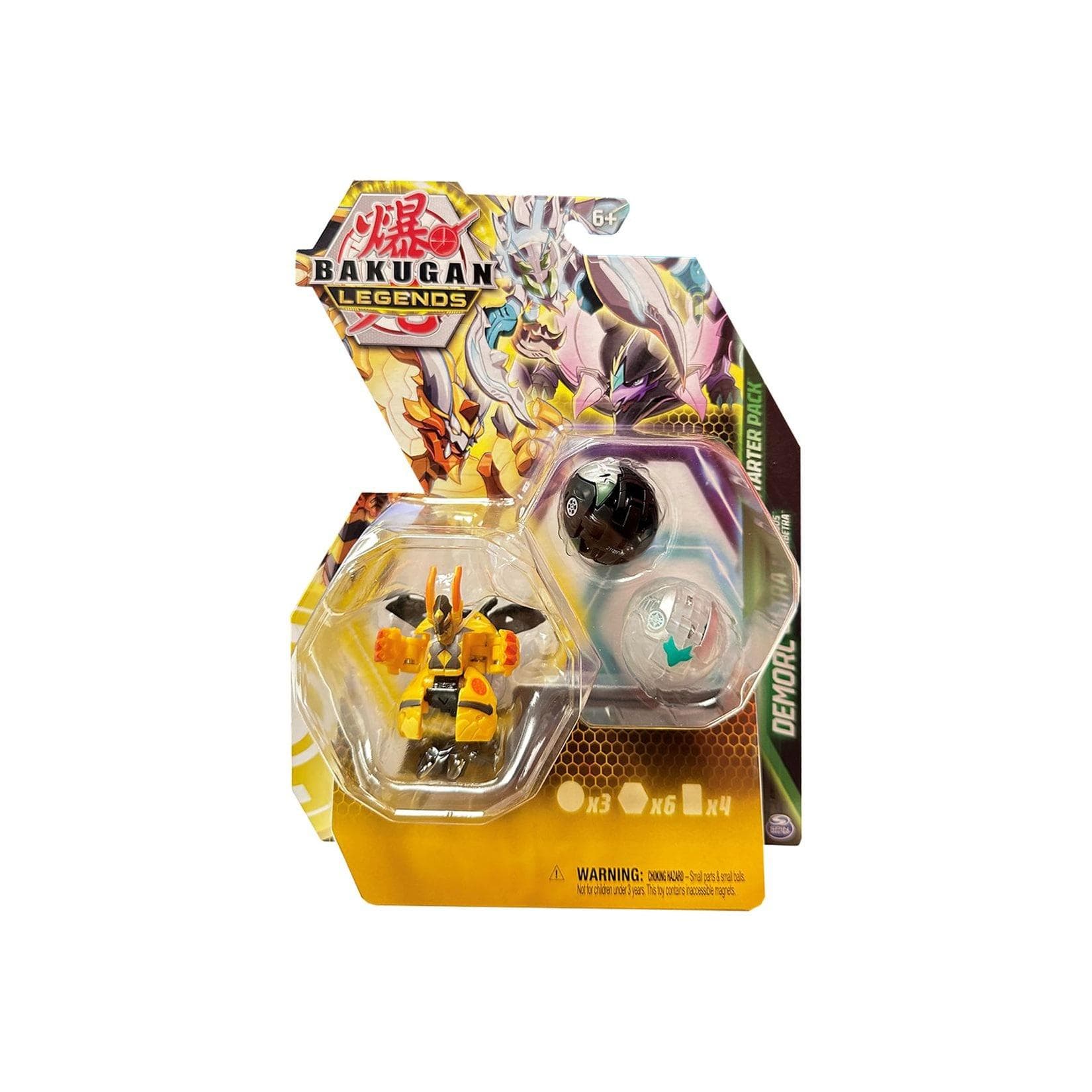 Spin Master Bakugan Legends Starter Pack Tretorous Ultra Spatillion Fenneca