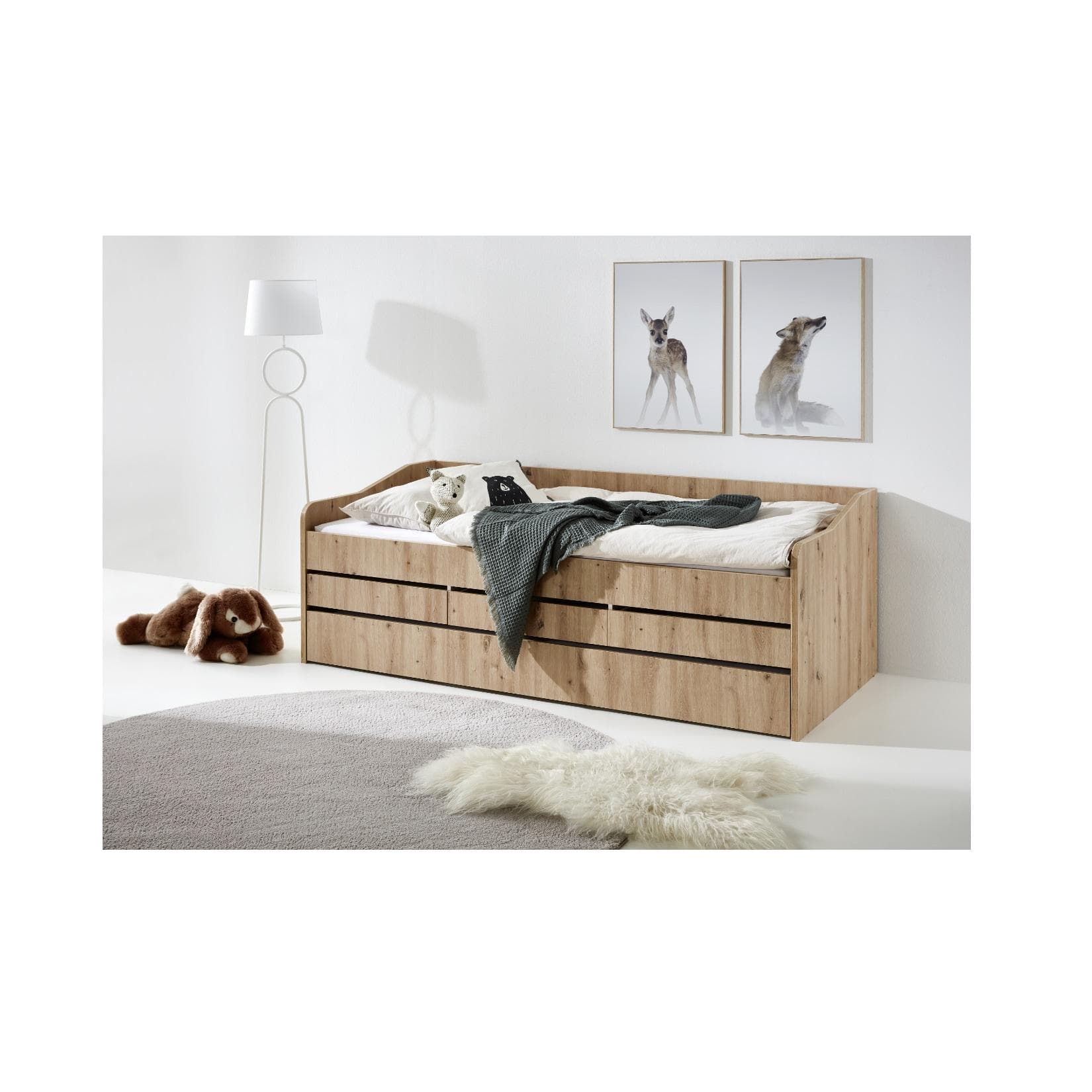 Relita Funktionsbett Jill mit Stauraum und Rolllattenrost