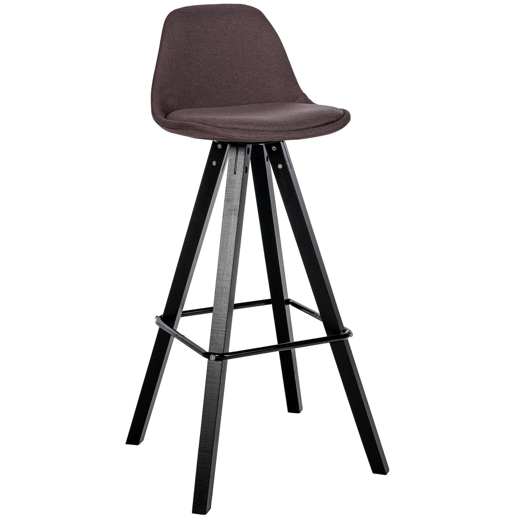 CLP Barhocker Corbin Square Modern Gepolstert Buche