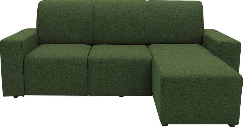 Ecksofa LOOKS X L-Form Grün LOOKS by Wolfgang Joop