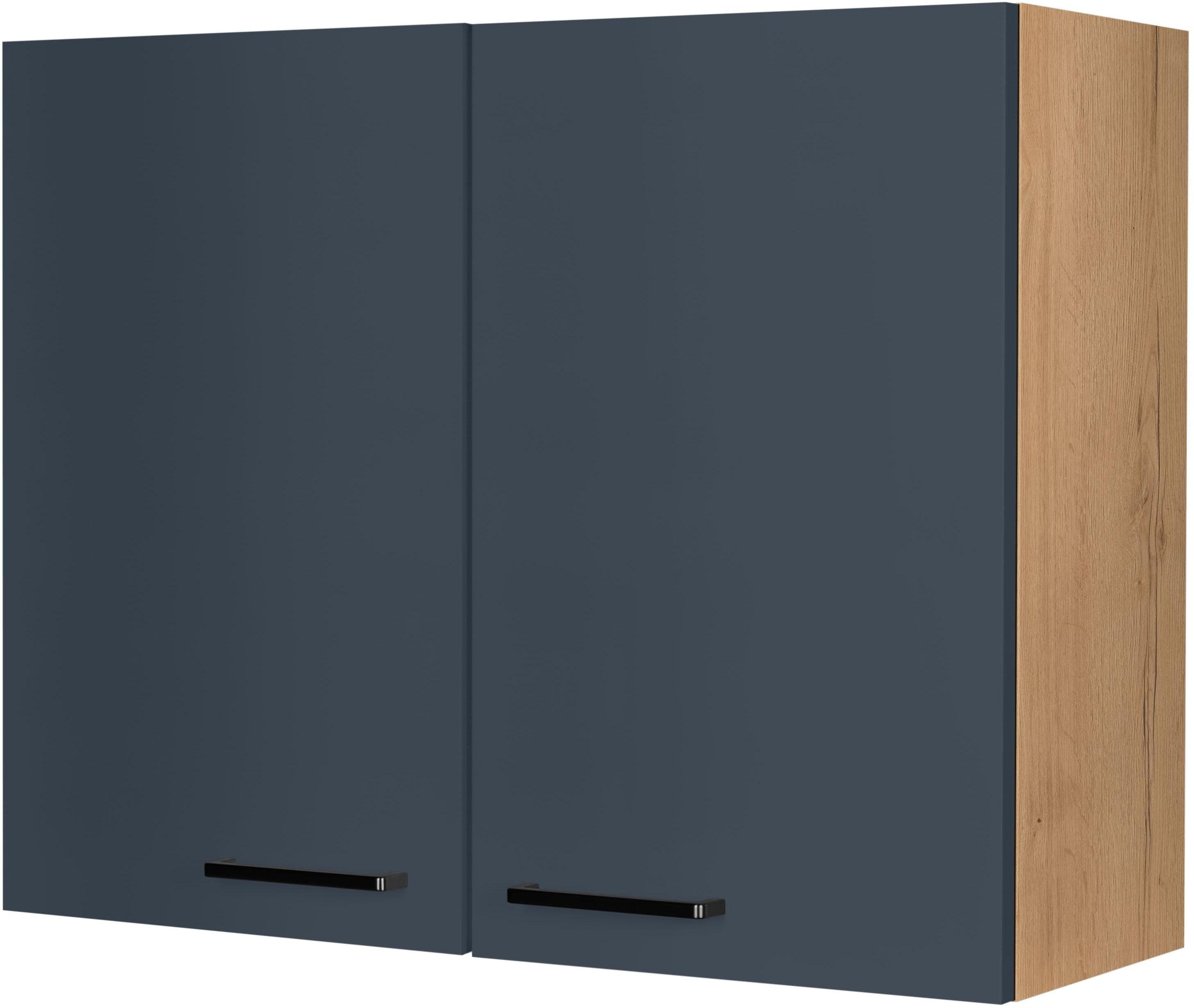 NOBILIA Easytouch Hängeschrank Fjordblau Vormontiert