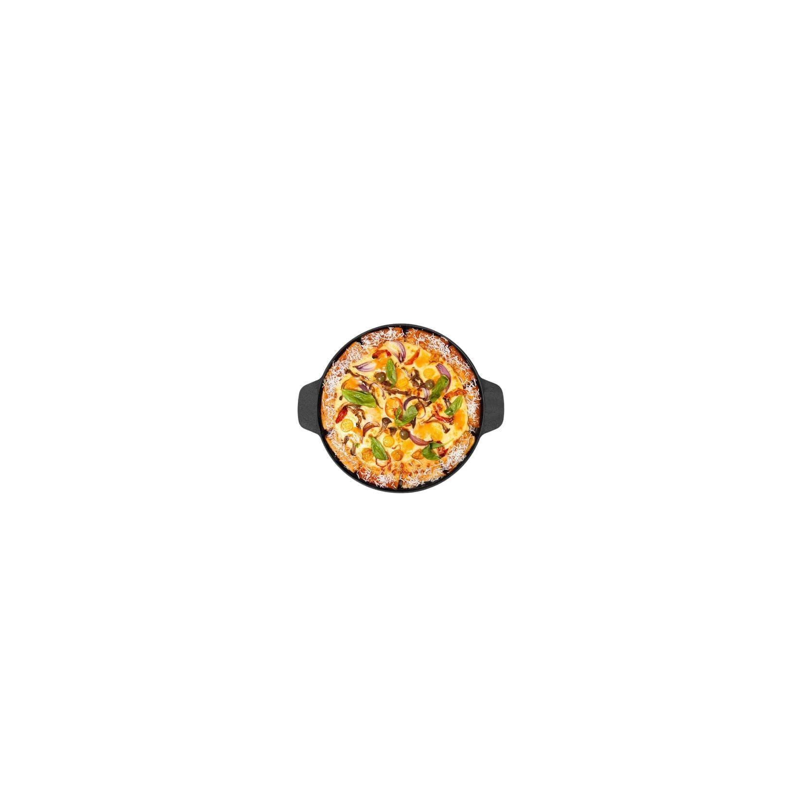 Alu Guss Pizza Brot Grill Pfanne 36 cm Induktion Bratpfanne