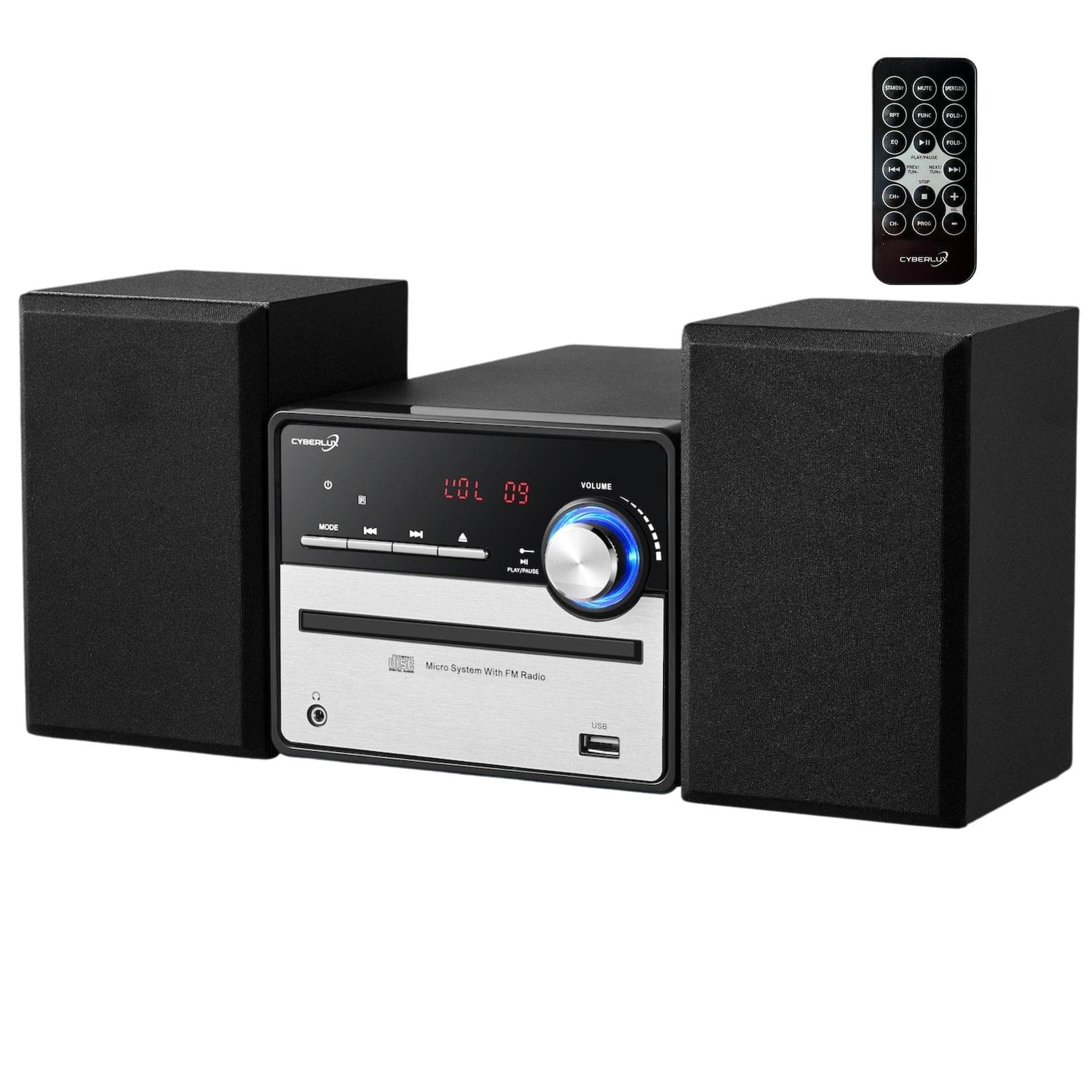 Cyberlux HiFi Musikanlage Stereoanlage USB CD/MP3 FM-Radio