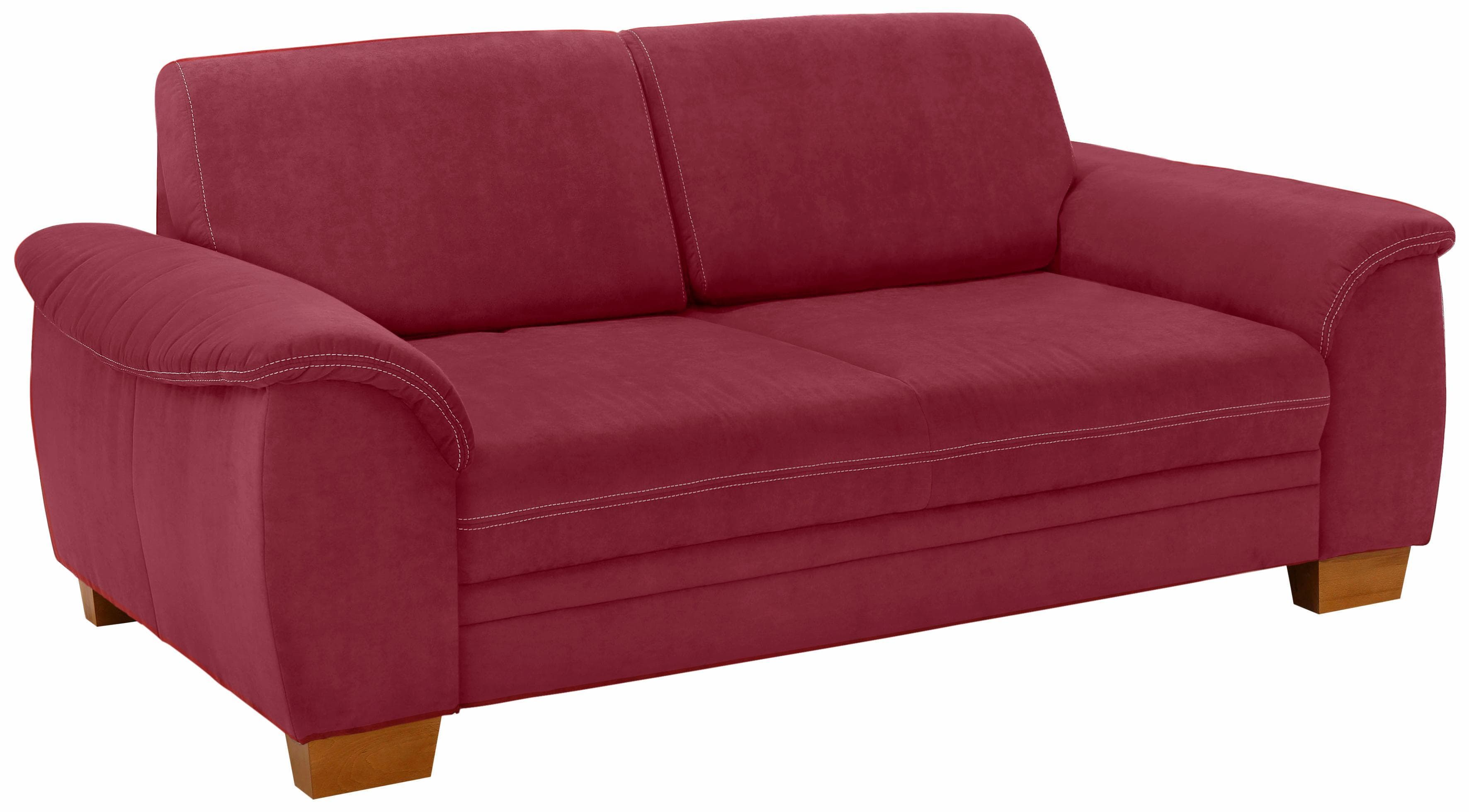 Home Affaire 3-Sitzer Sofa Husum Bordeaux Microfaser