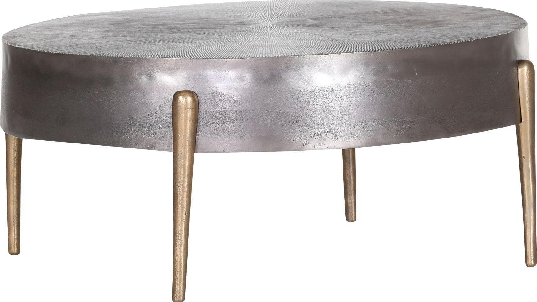 Couchtisch GUTMANN FACTORY "65767" Silber Messingfarben Antik