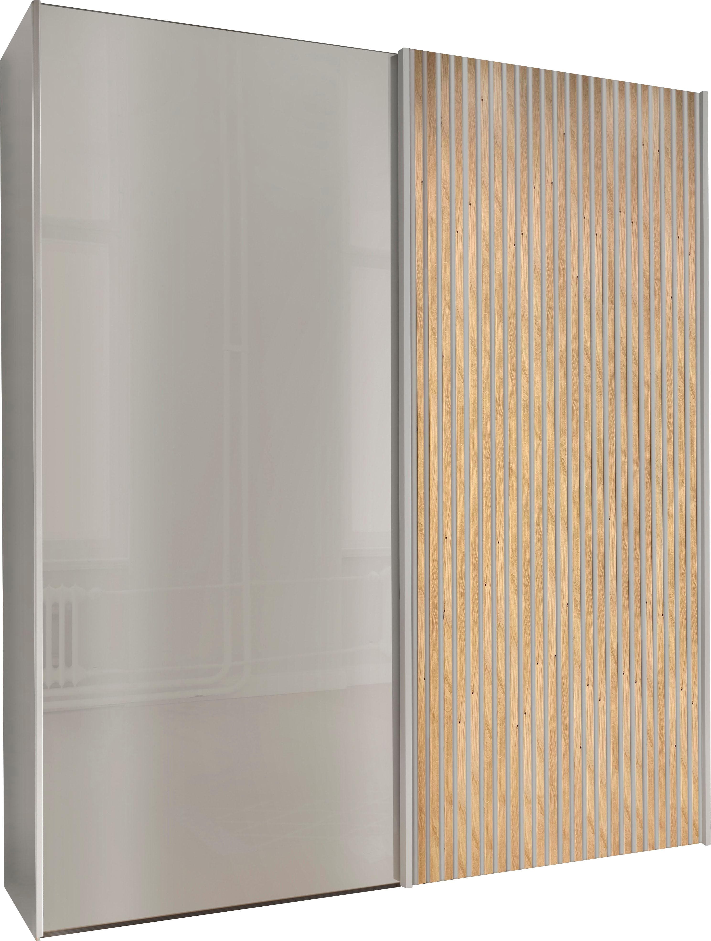 Wiemann Schwebetürenschrank Denver Champagner Dekor Floatglas