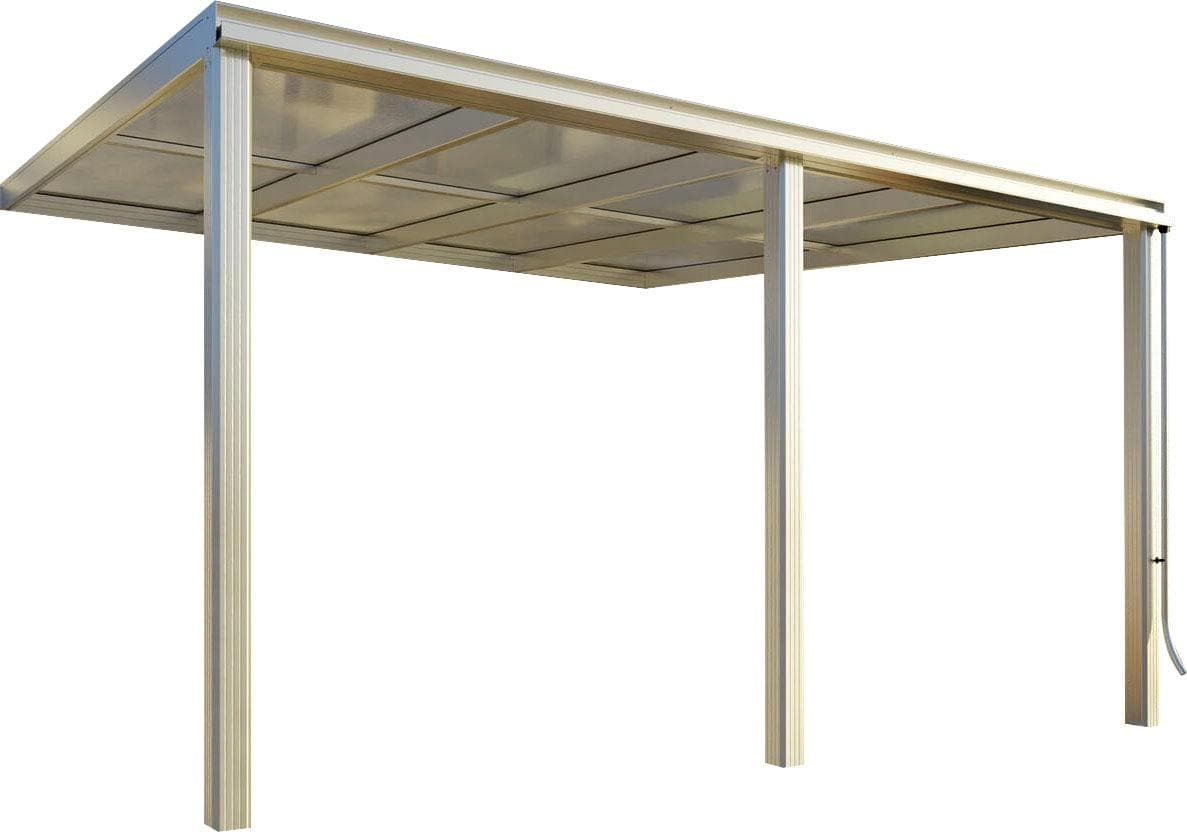 Terrassendach Exklusiv Gr. 10 Beckmann Aluminium Kunststoff