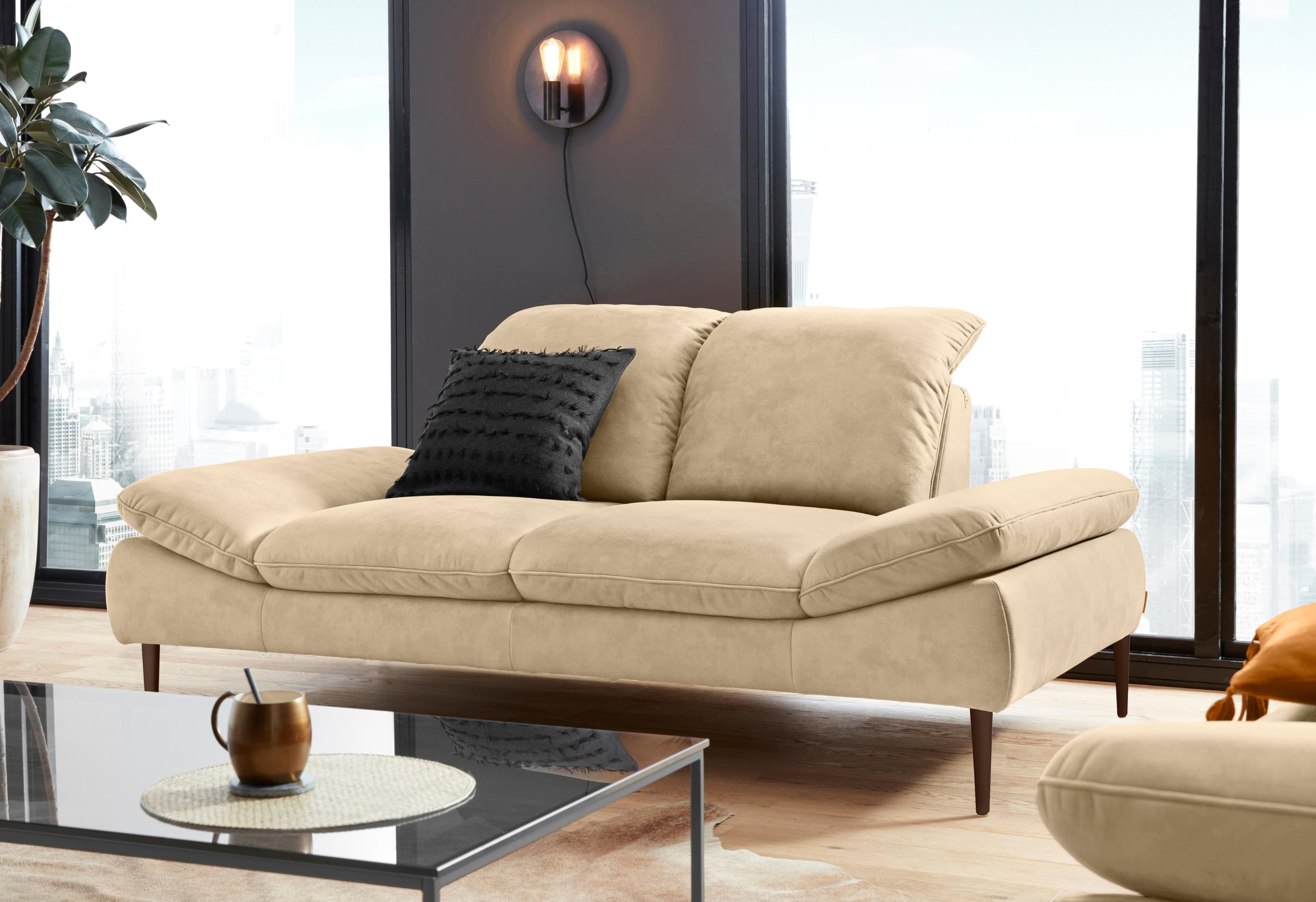 W.SCHILLIG enjoy&MORE 2-Sitzer Sofa Beige mit Sitztiefenverstellung