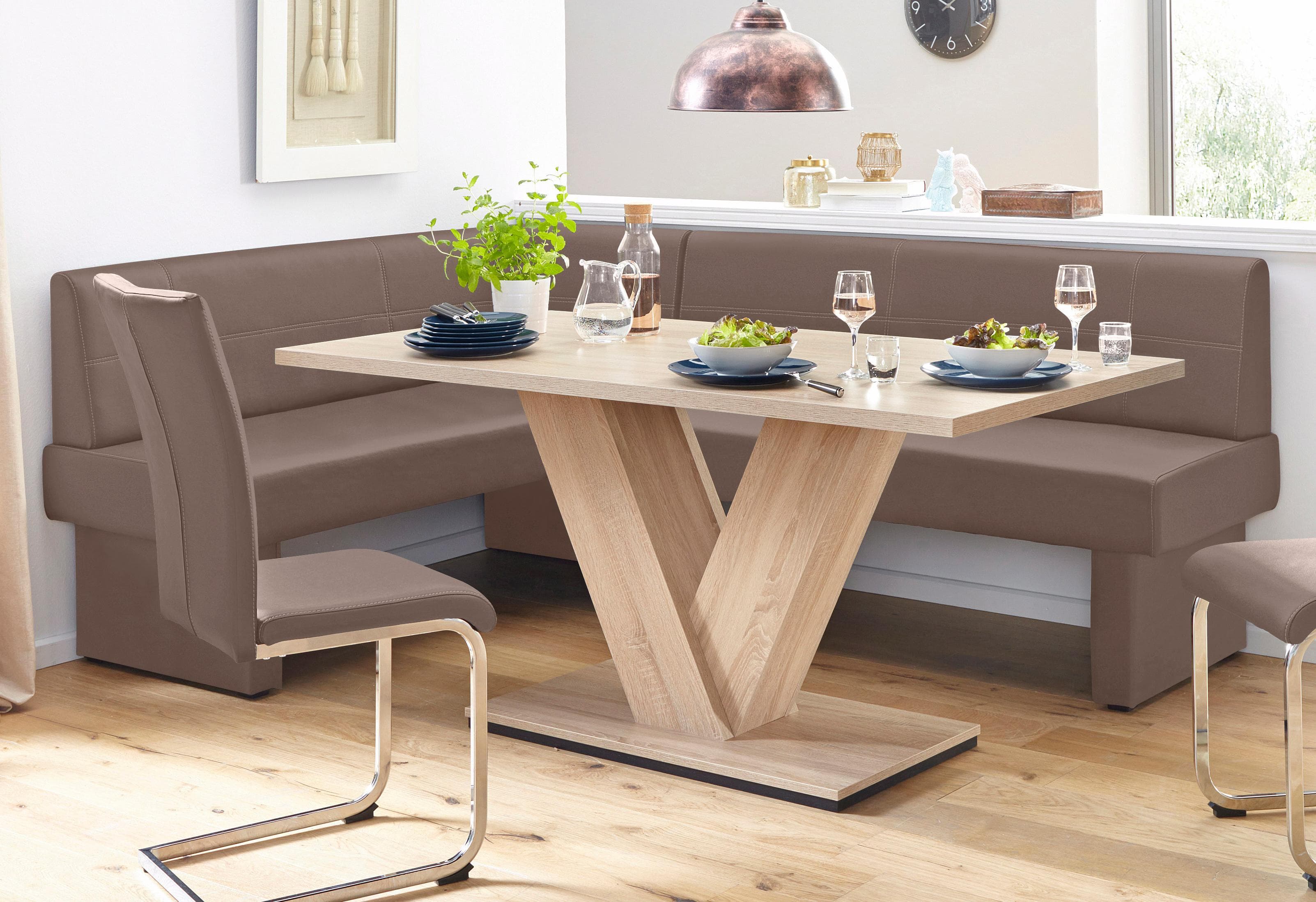 Home Affaire Eckbank Nils Braun Kunstleder Gepolstert