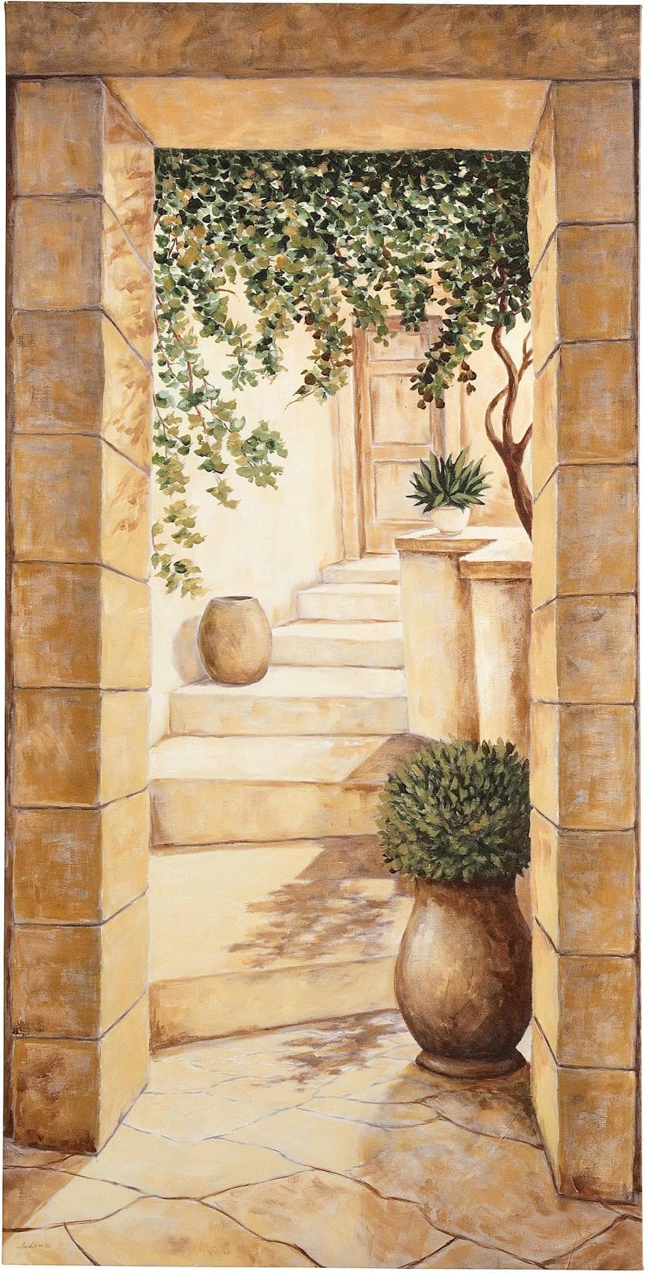 Kunstdruck auf Leinwand mit Holzrahmen - HEINE HOME