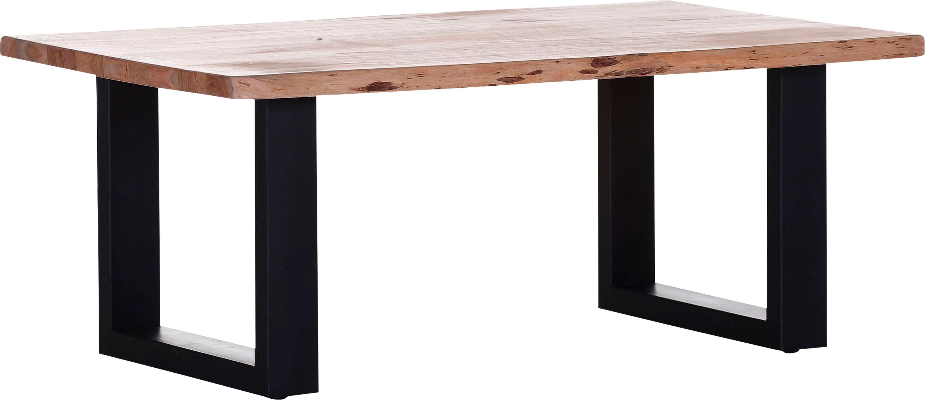 GUTMANN FACTORY Siesta Couchtisch Schwarz Naturholz
