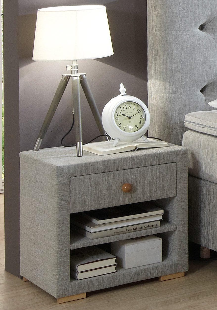 Home Affaire Nachtkonsole Claire Hellgrau Landhausstil