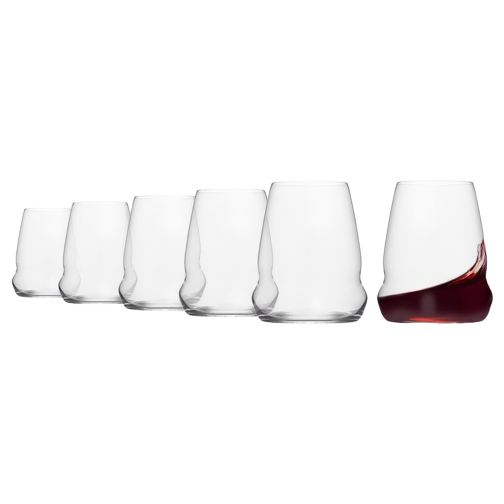 Stölzle Lausitz Rotweinbecher Cocoon 556 ml 6er Set transparent