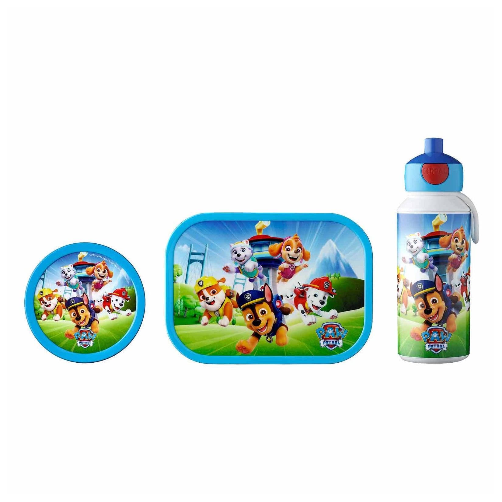Mepal Lunchset Campus 3er Set - Trinkflasche Brotdose Fruchtbox