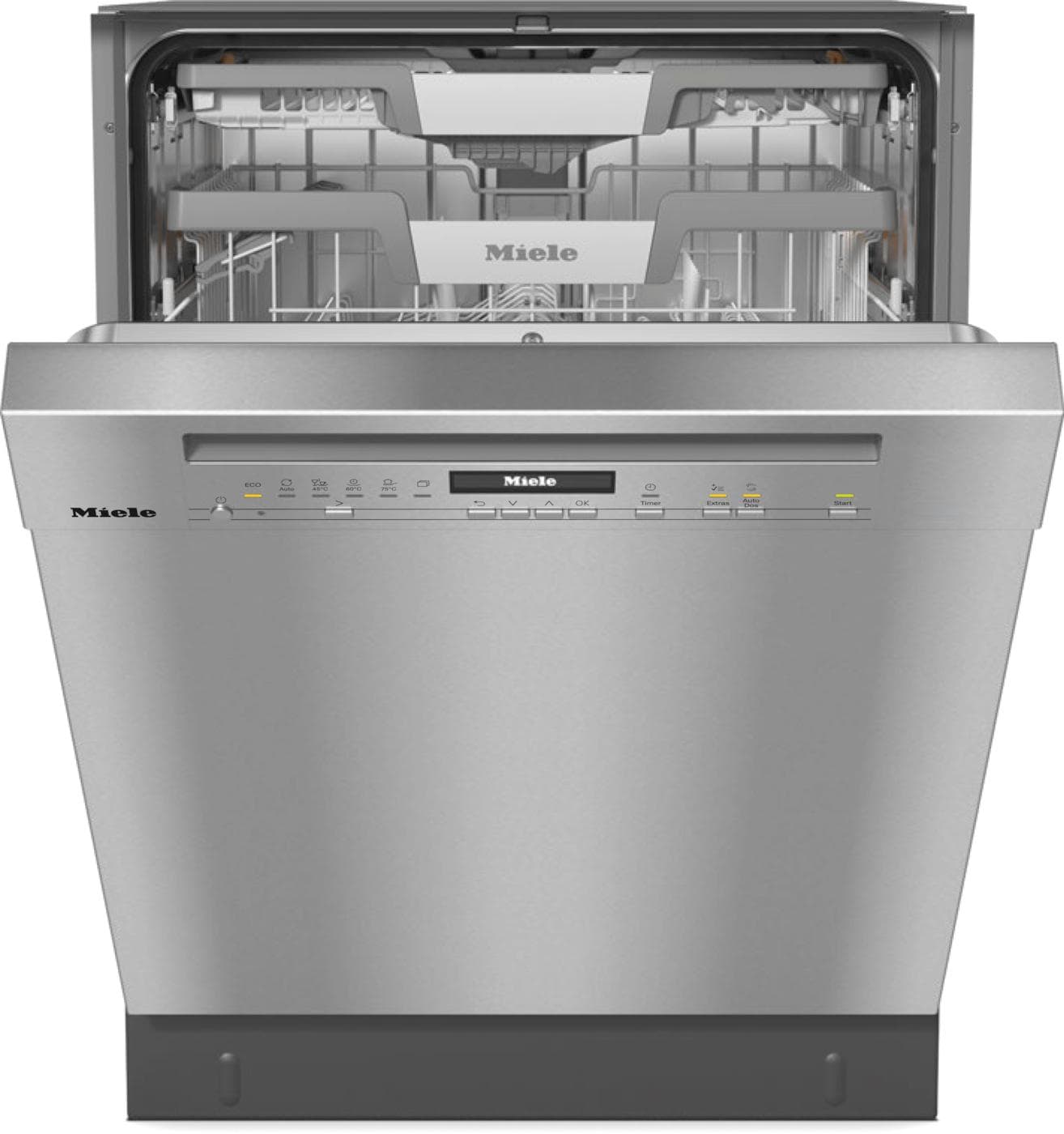 MIELE Unterbaugeschirrspüler G 7130 SCU AutoDos Silber Edelstahl