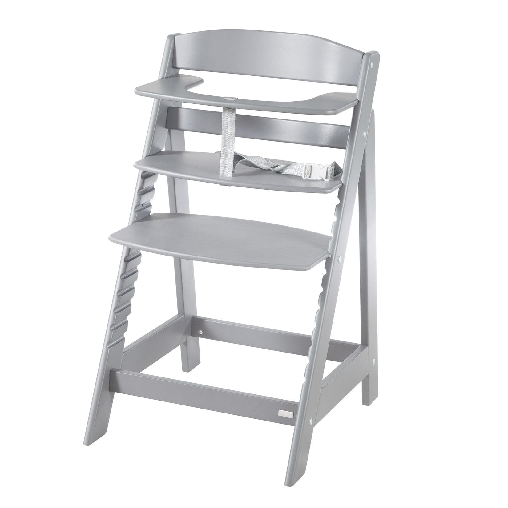 ROBA Sit Up Flex Hochstuhl Taupe Mitwachsend Holzwerkstoff