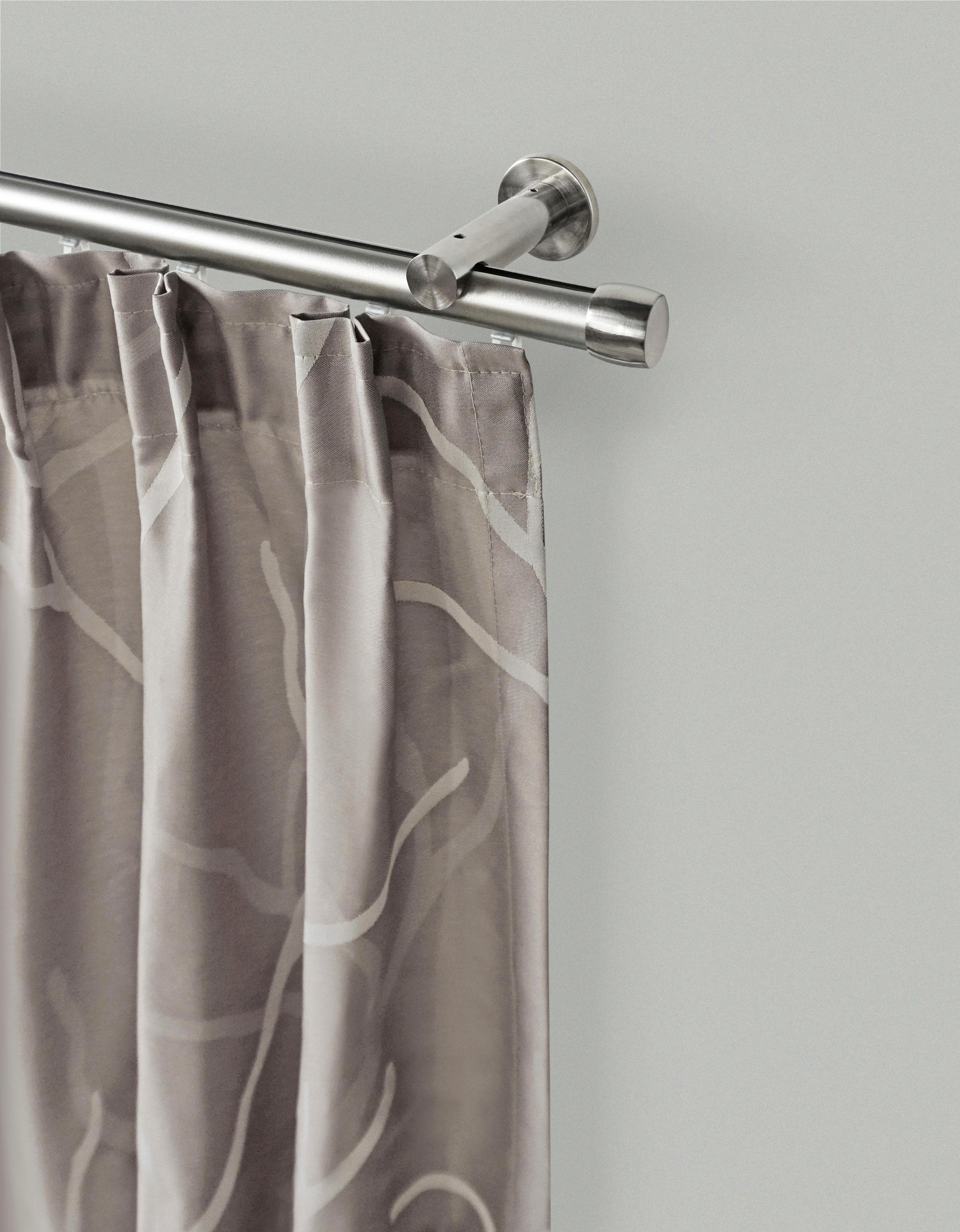 Gardinenstange GARESA "CHAPEAU" Silber Verlängerbar 460 cm
