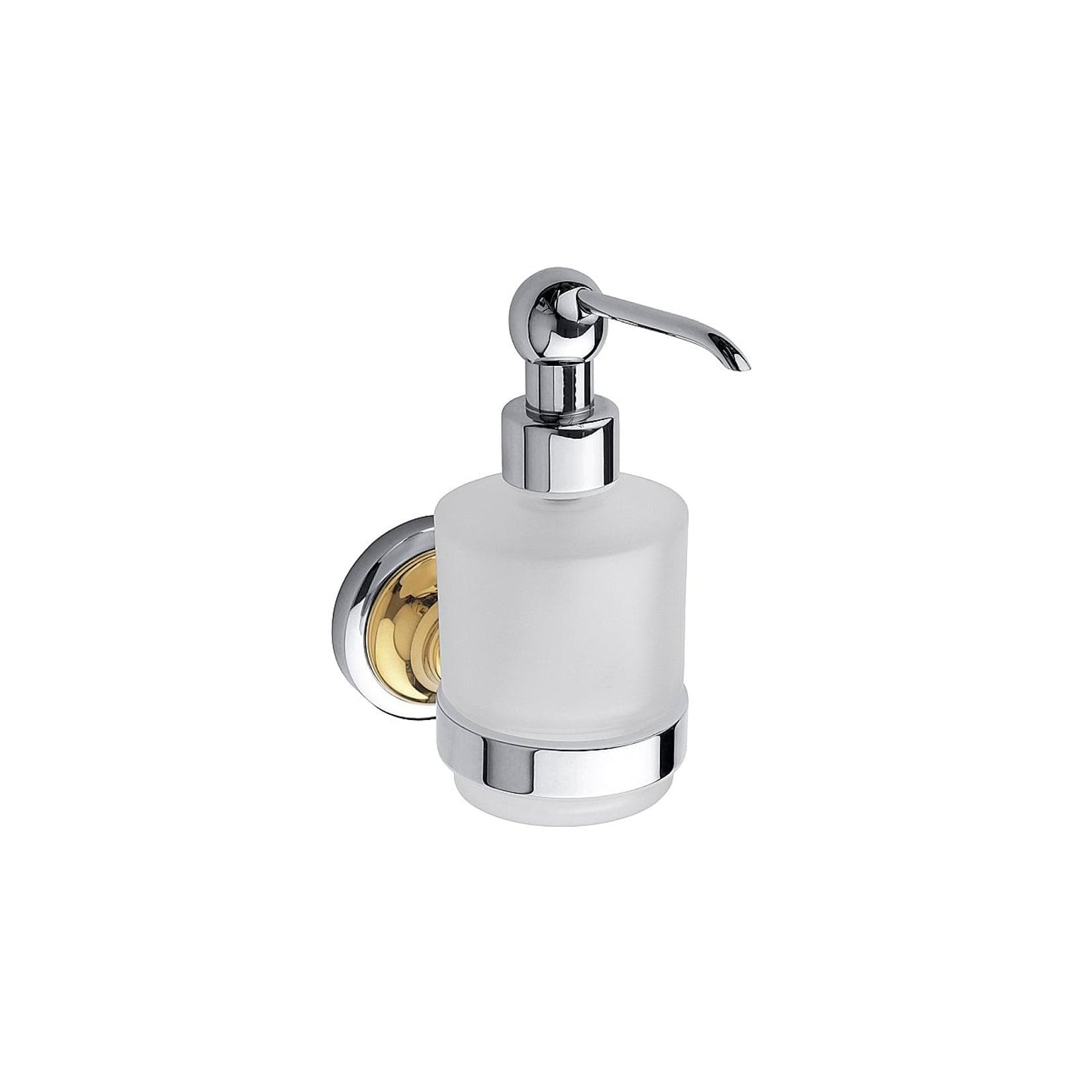 Brillantbad BETRO GOLD Seifenspender Messing Gold Chrom 200 ml