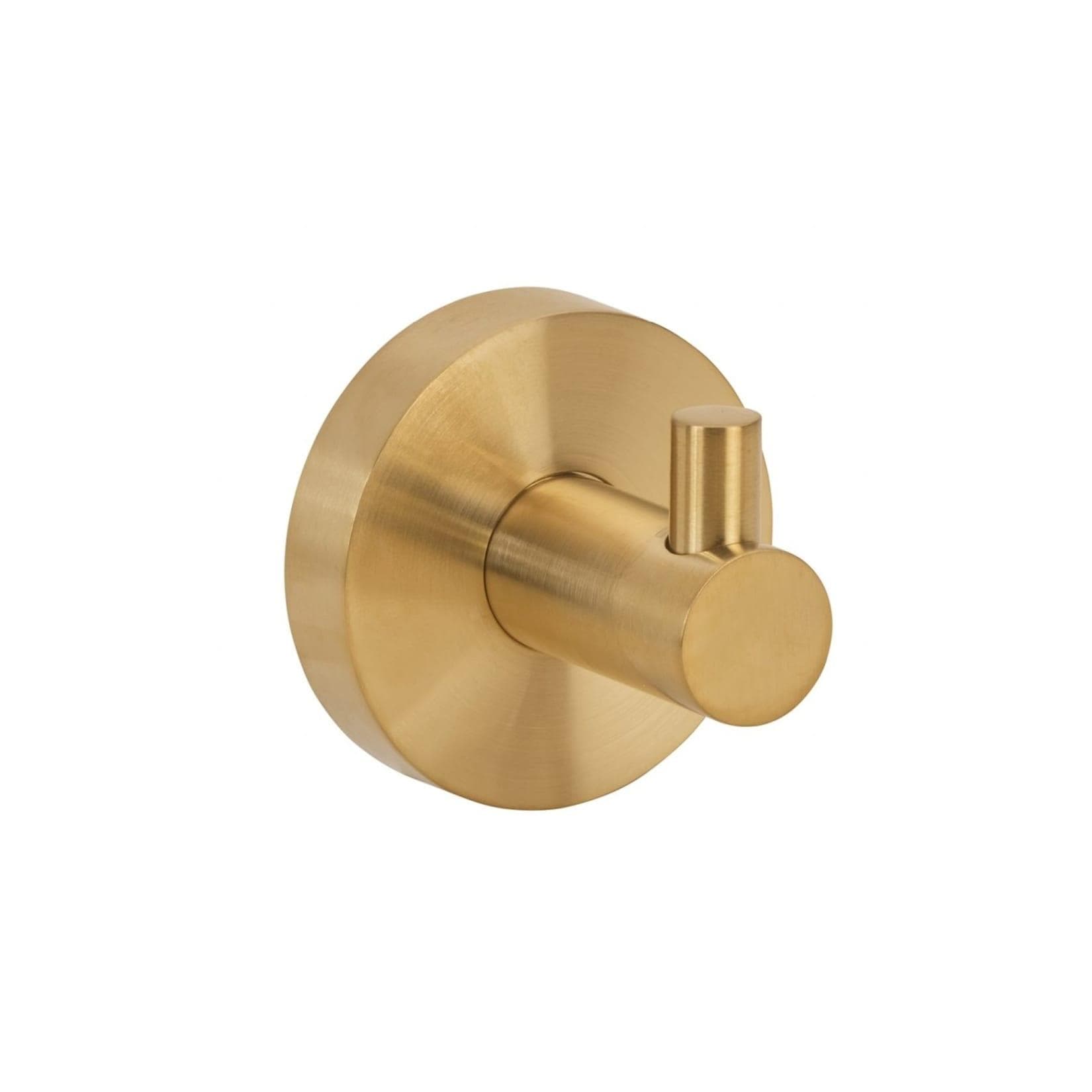 Brillantbad BABLO Kleiderhaken Messing Gold matt 50x55x55 mm für Bad & Küche