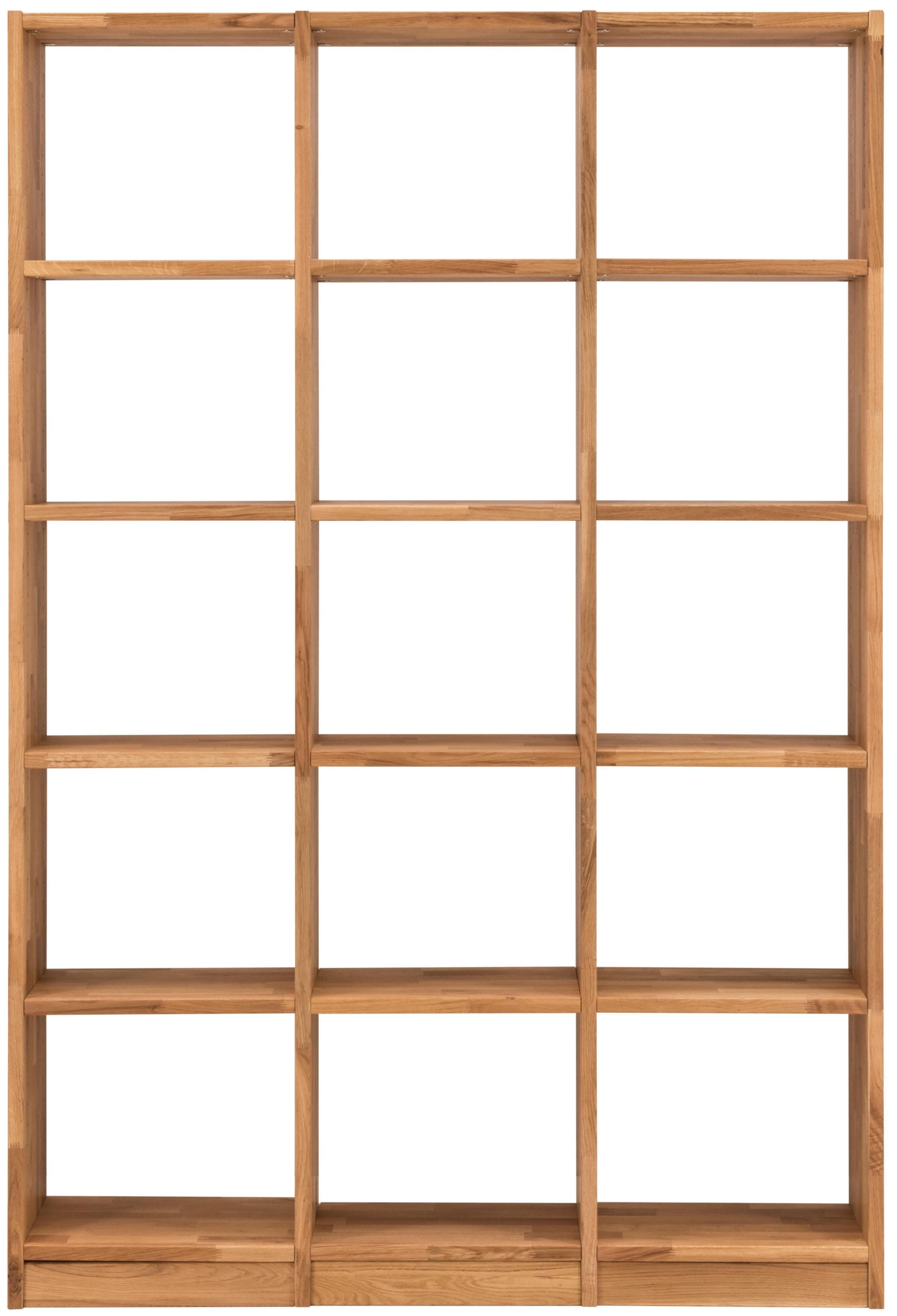 HOME AFFAIRE Regalelement Ecko Wildeiche Beige 15 Fächer