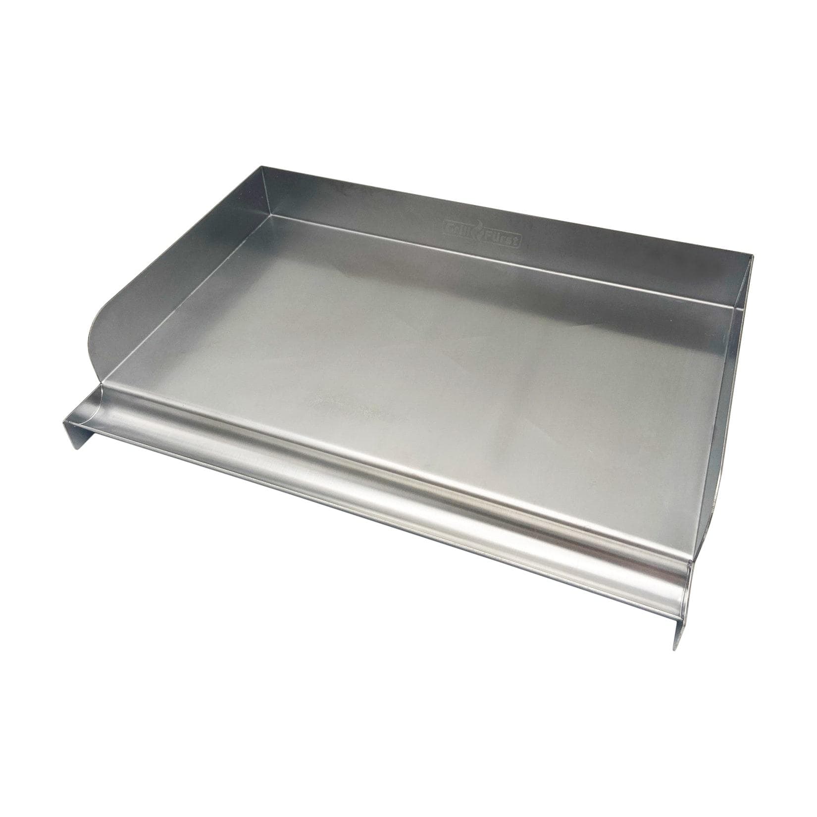 Grillfürst Edelstahl Plancha Grillplatte 41 x 28 cm