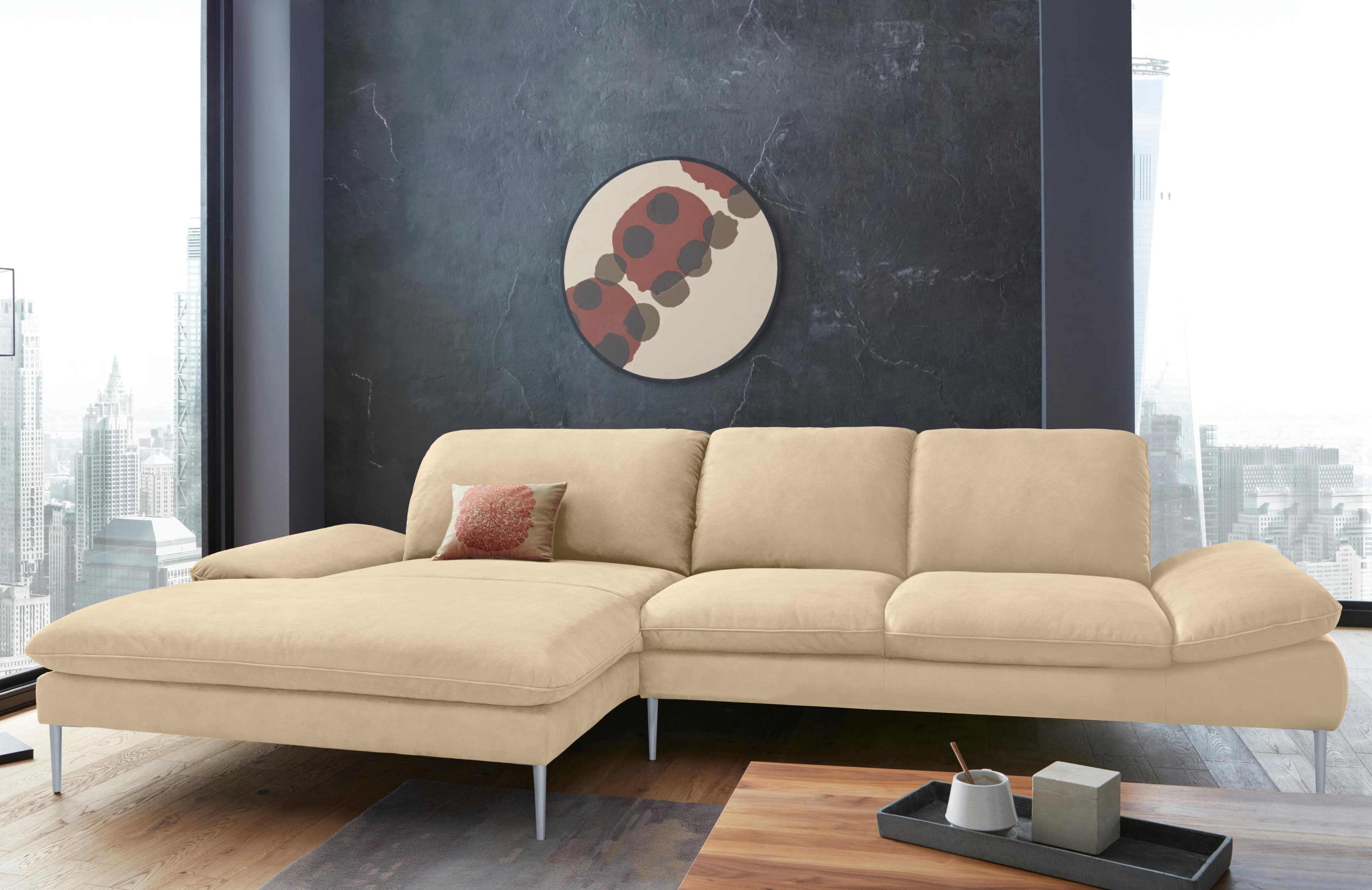 W.SCHILLIG Ecksofa enjoy&MORE Beige mit Sitztiefenverstellung