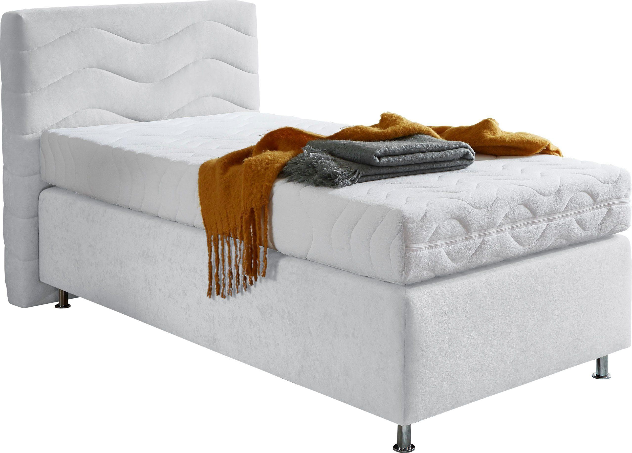 Westfalia Schlafkomfort Boxspringbett Sigma Weiß