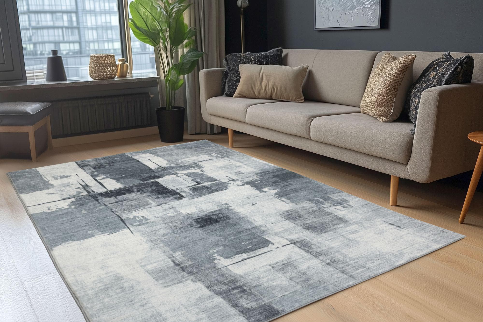 Obsession Teppich Posh 300 Grau Vintagedesign