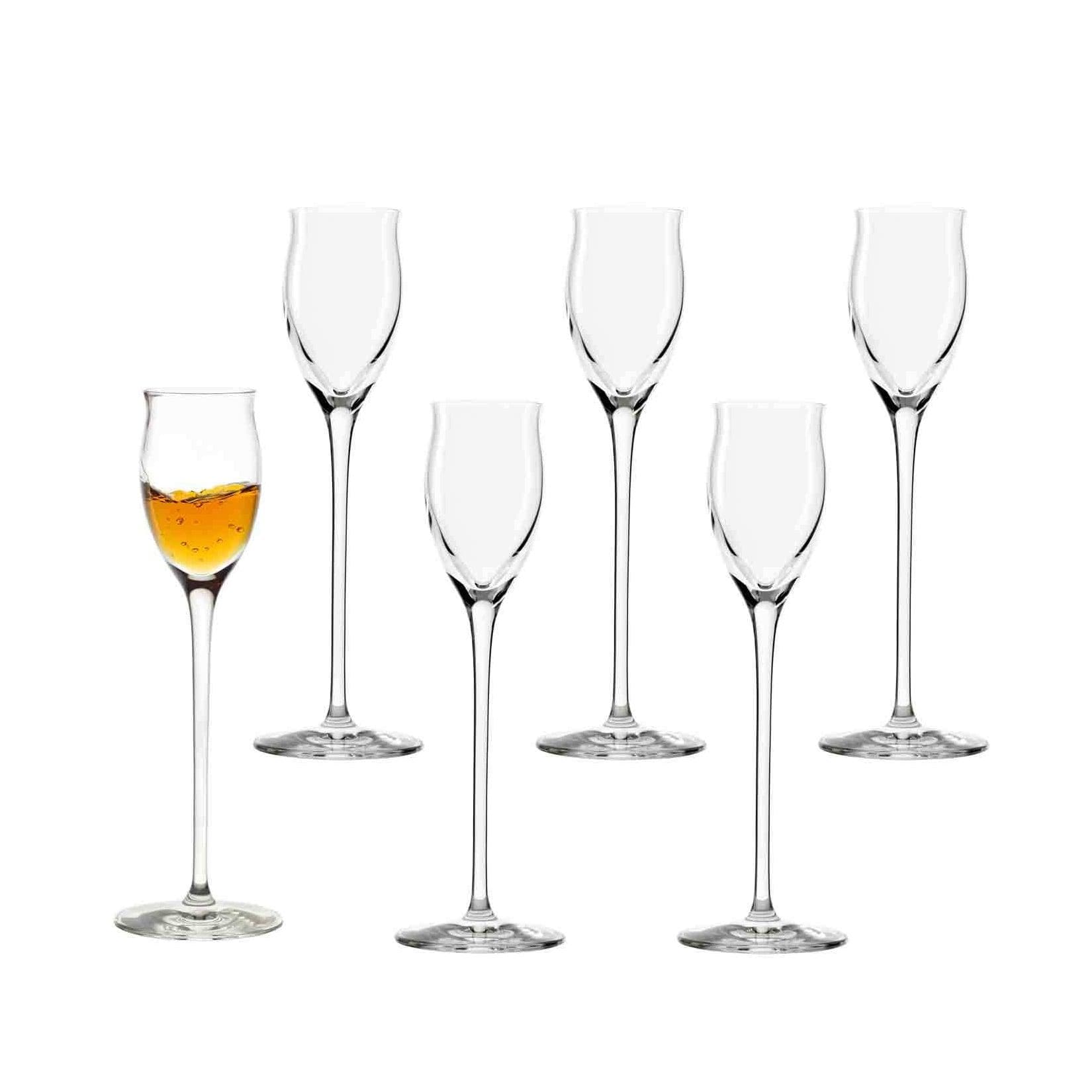 Stölzle Lausitz Edelbrandgläser Quatrophil 65 ml 6er Set Transparent