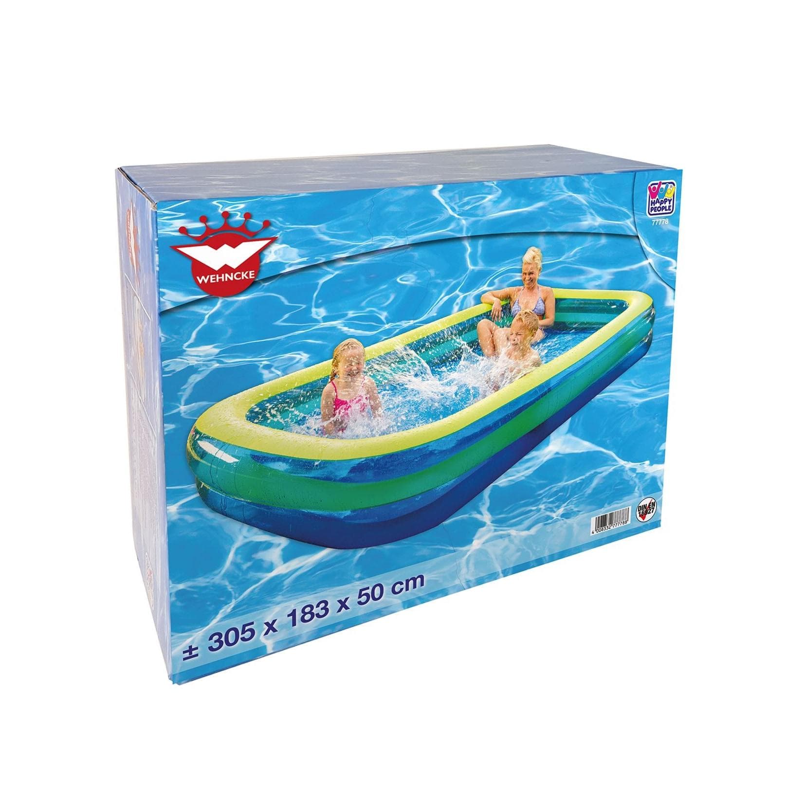 Wehncke Jumbo-Pool 305x183x50 cm