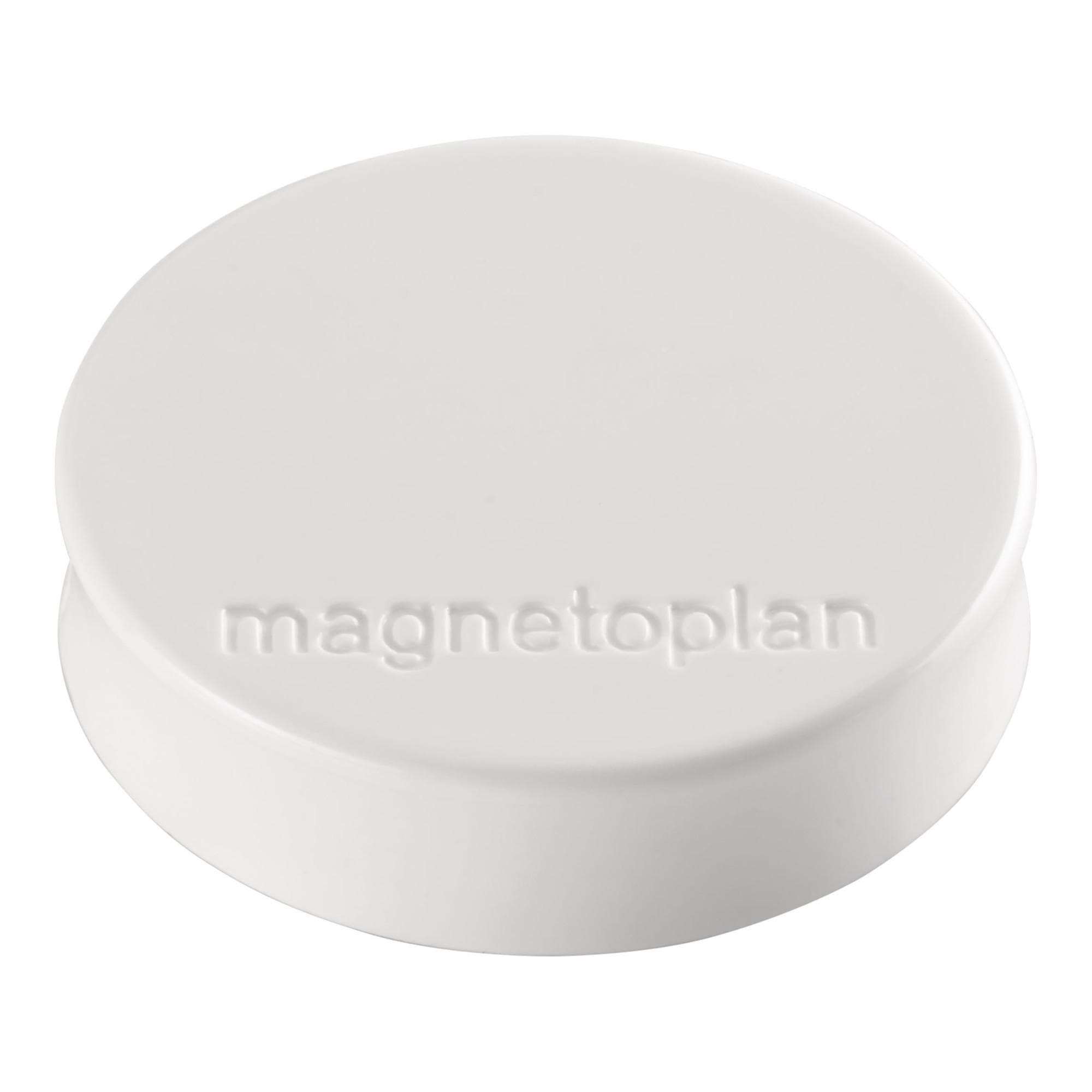Magnetoplan Ergo-Magnete Medium Weiß 10er Pack