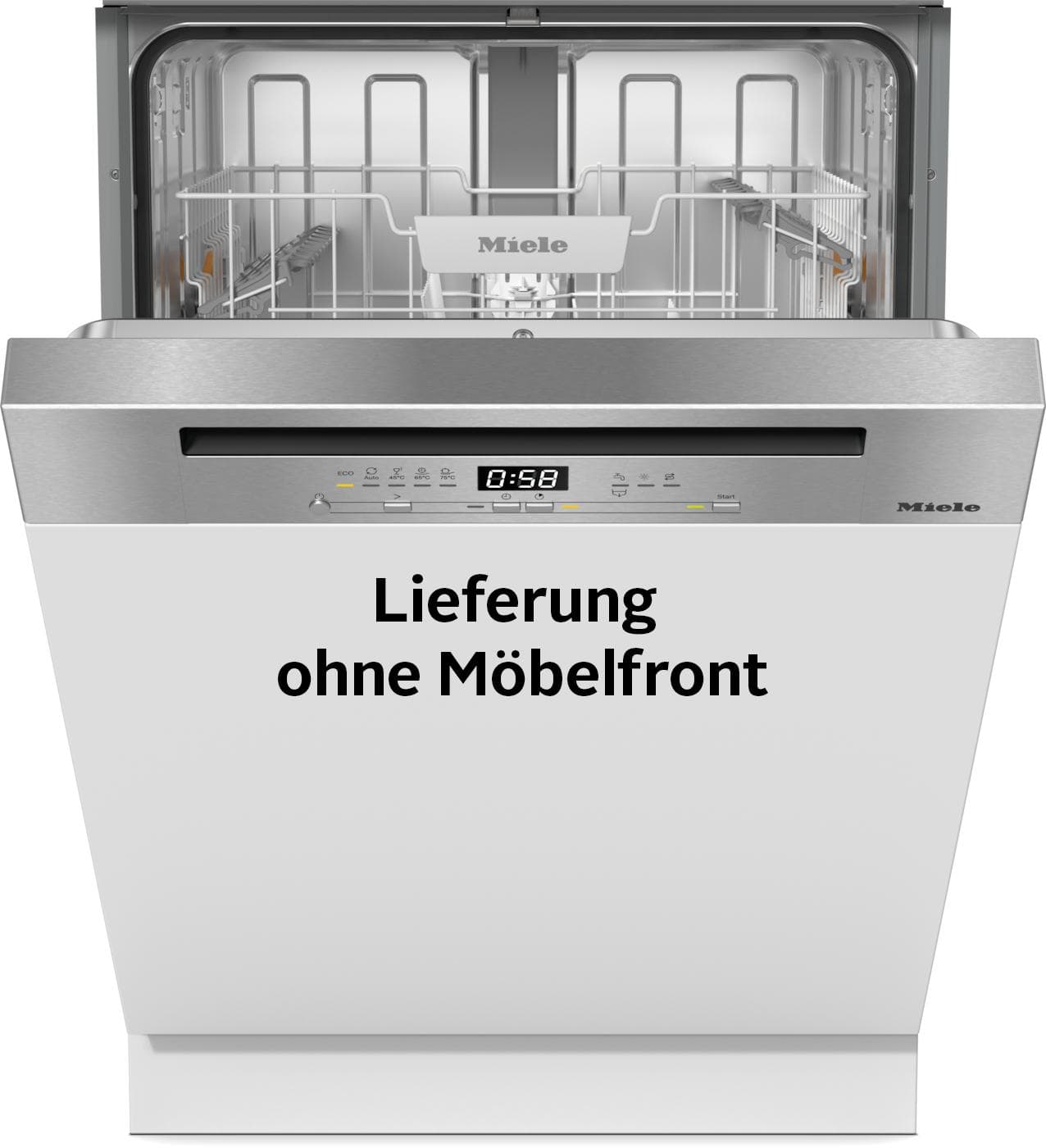 MIELE teilintegrierbarer Geschirrspüler G 5817 i XXL Active Plus Silber