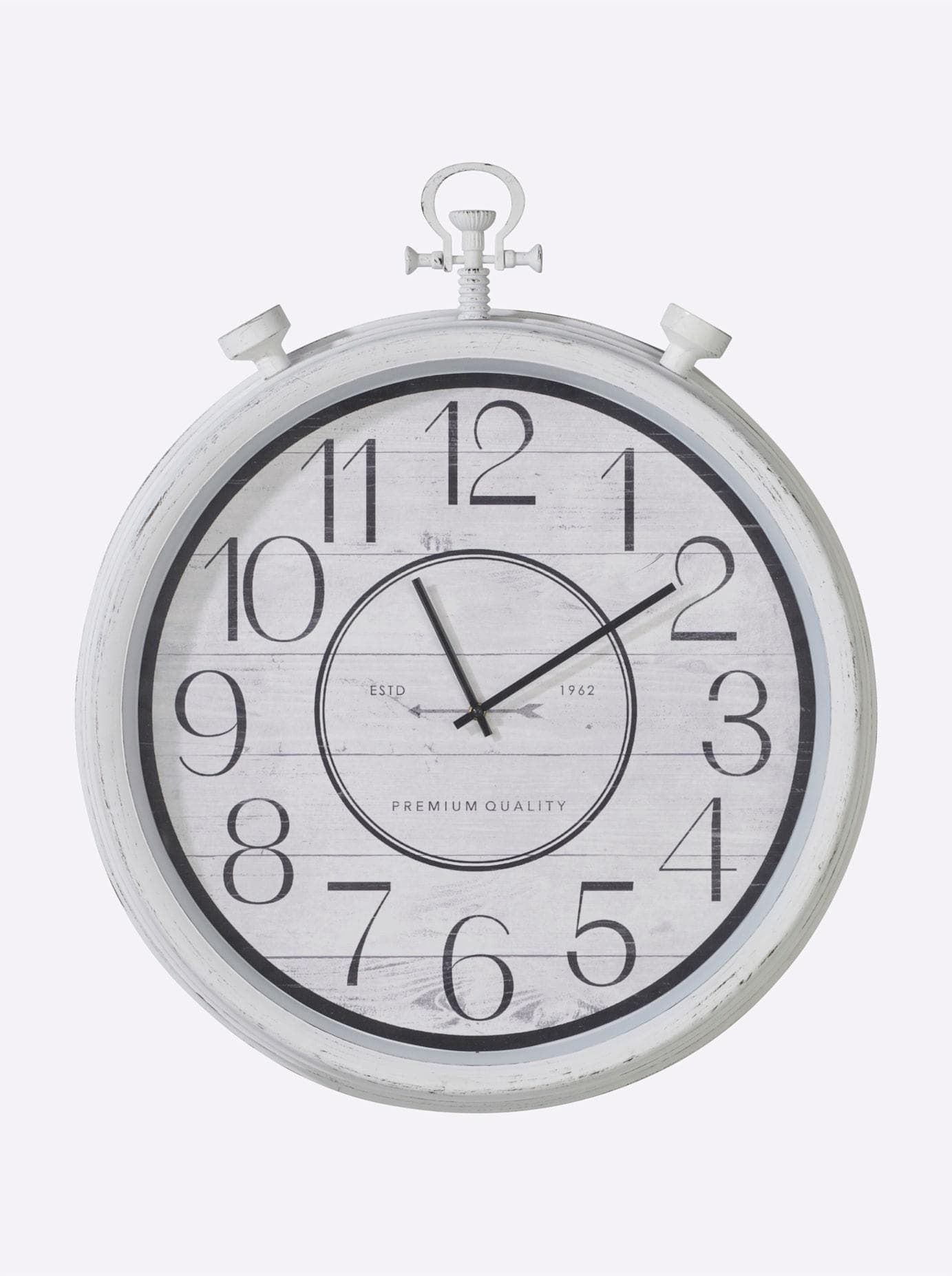 Wanduhr Weiß Metall Baur Versand