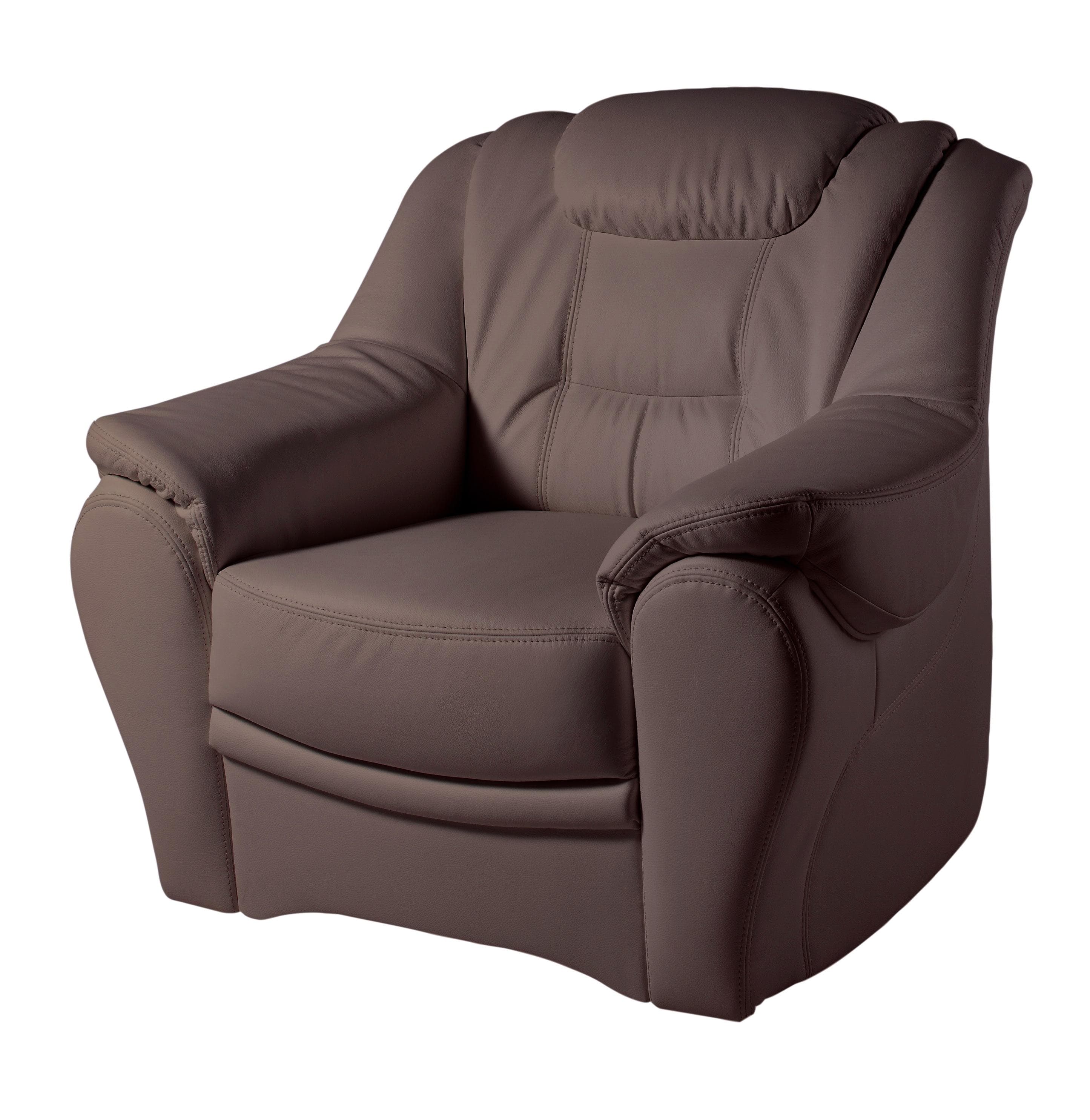 Sessel SIT & MORE Bellevue Mokka Kunstleder & Leder
