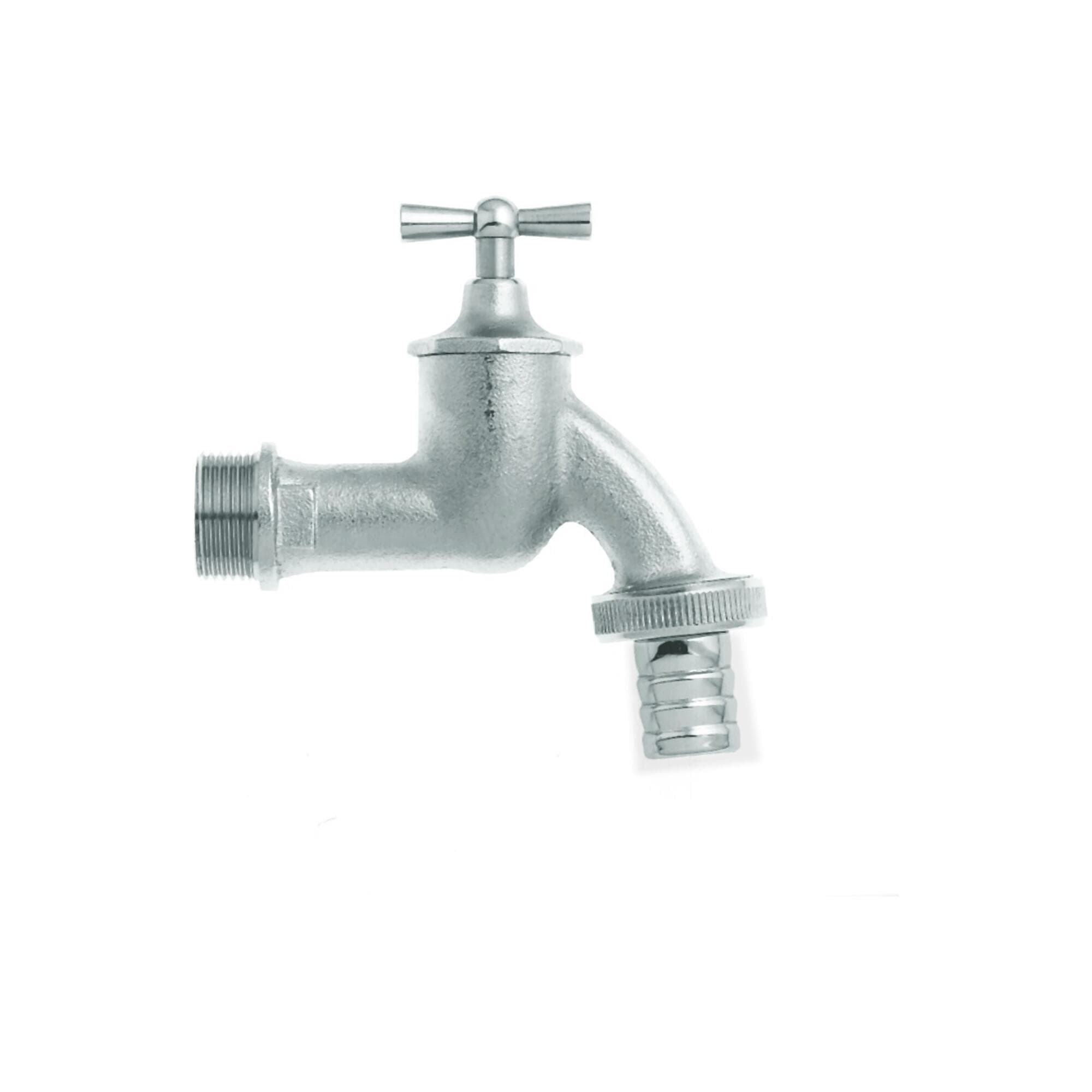 GEKA Wasserhahn 3/4"-AG G3/4MS Cr matt m.Rohrbelüfter