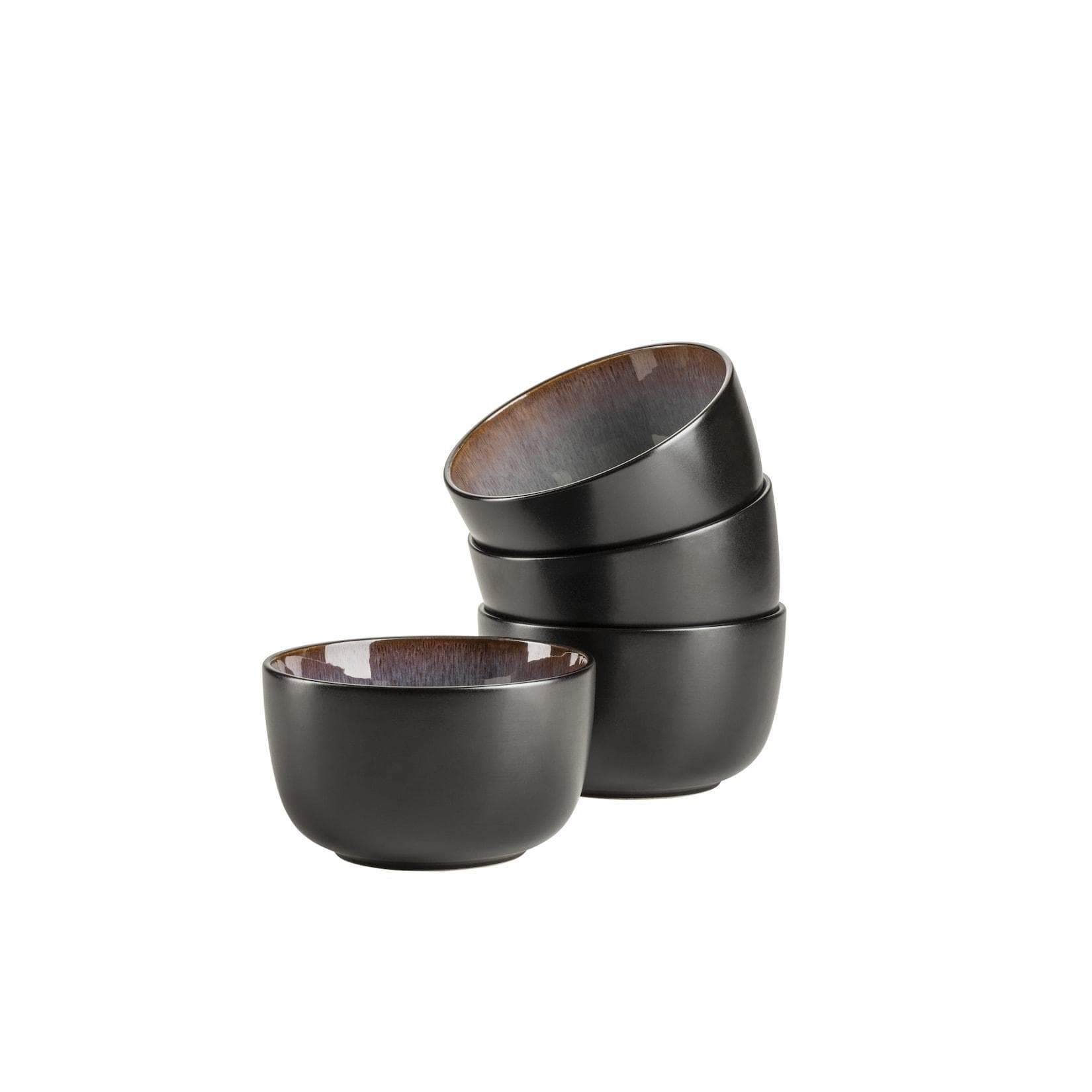 Mäser Schüssel-Set Steinzeug Teona Blau Braun Grün Schwarz