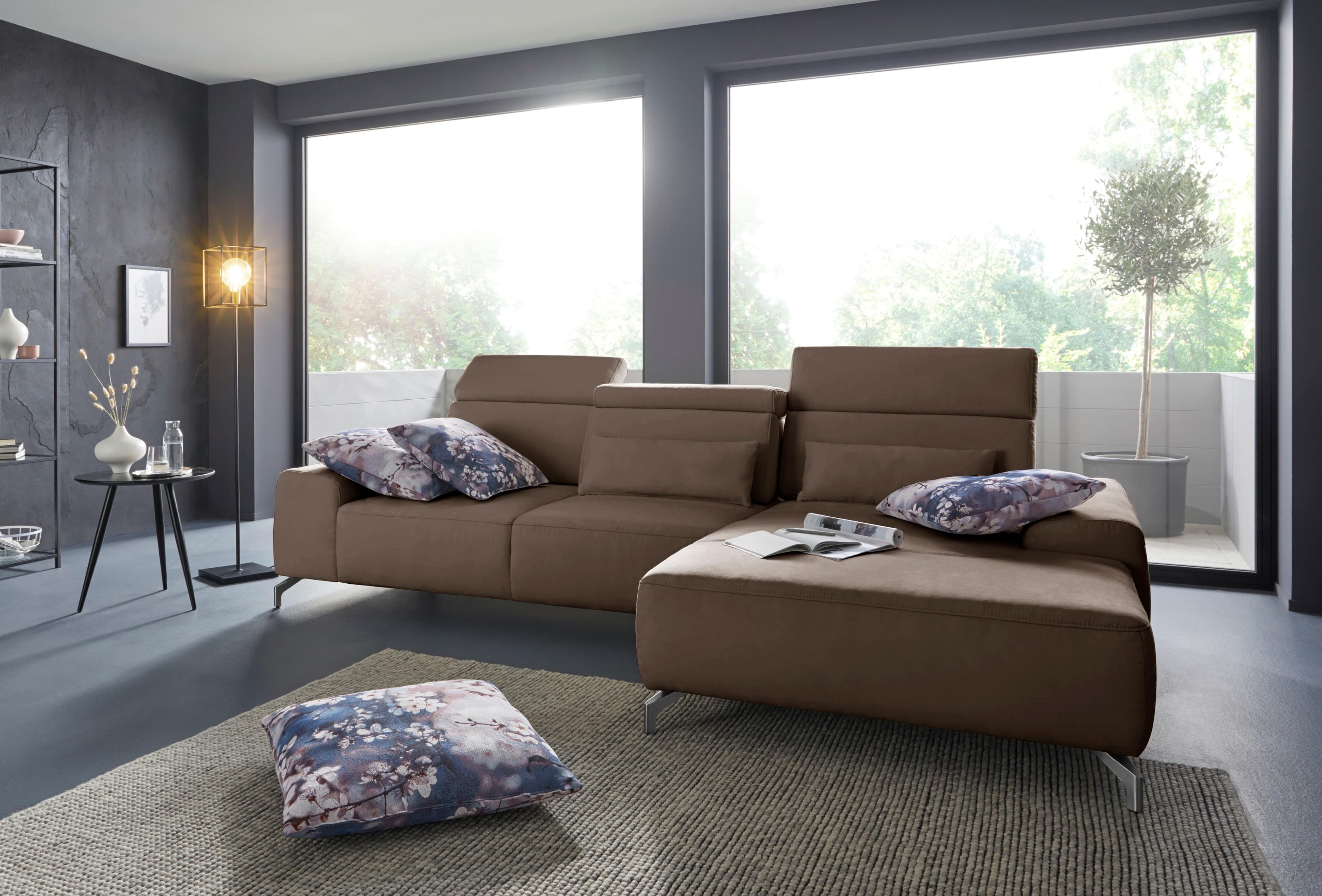 SIT & MORE Sofakissen Gizeh Braun 2-teiliges Set
