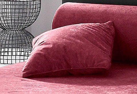 Dekokissen MAINTAL Bordeaux Unifarben 36x36cm Microfaser