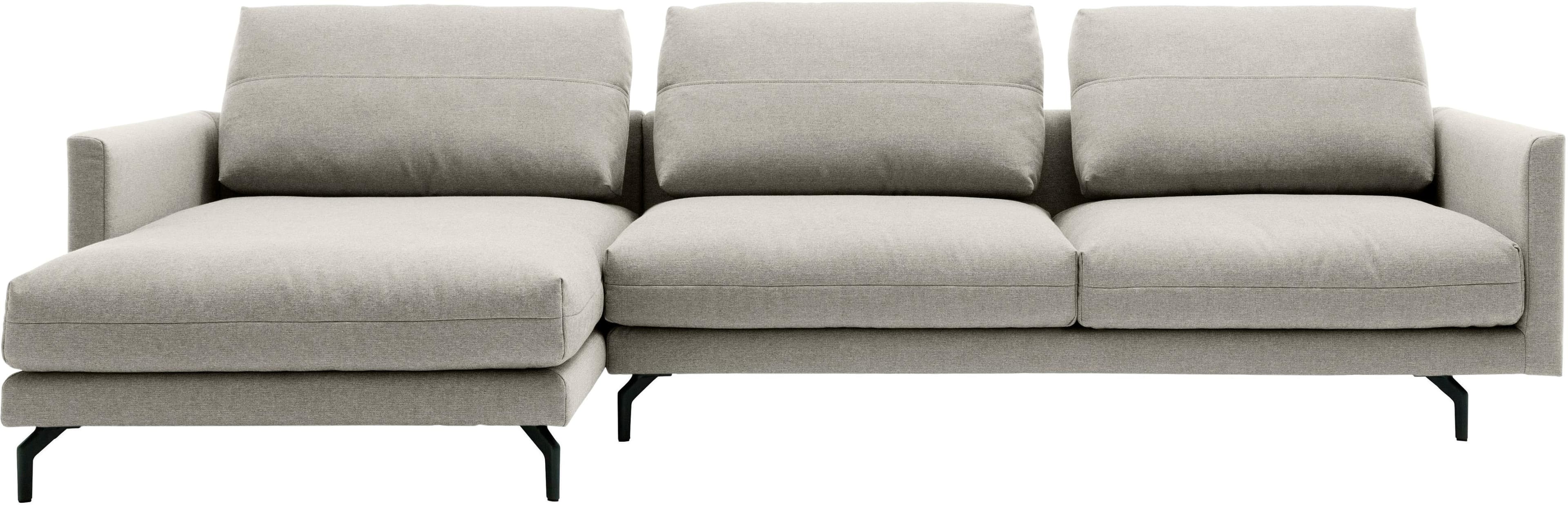 Creation BY ROLF BENZ Ecksofa CR.414 Designecksofa Polsterecke L-Form Seidengrau