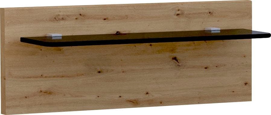 WIEMANN Aufsatzpaneel Mainau Braun Weiss Glas Holzwerkstoff