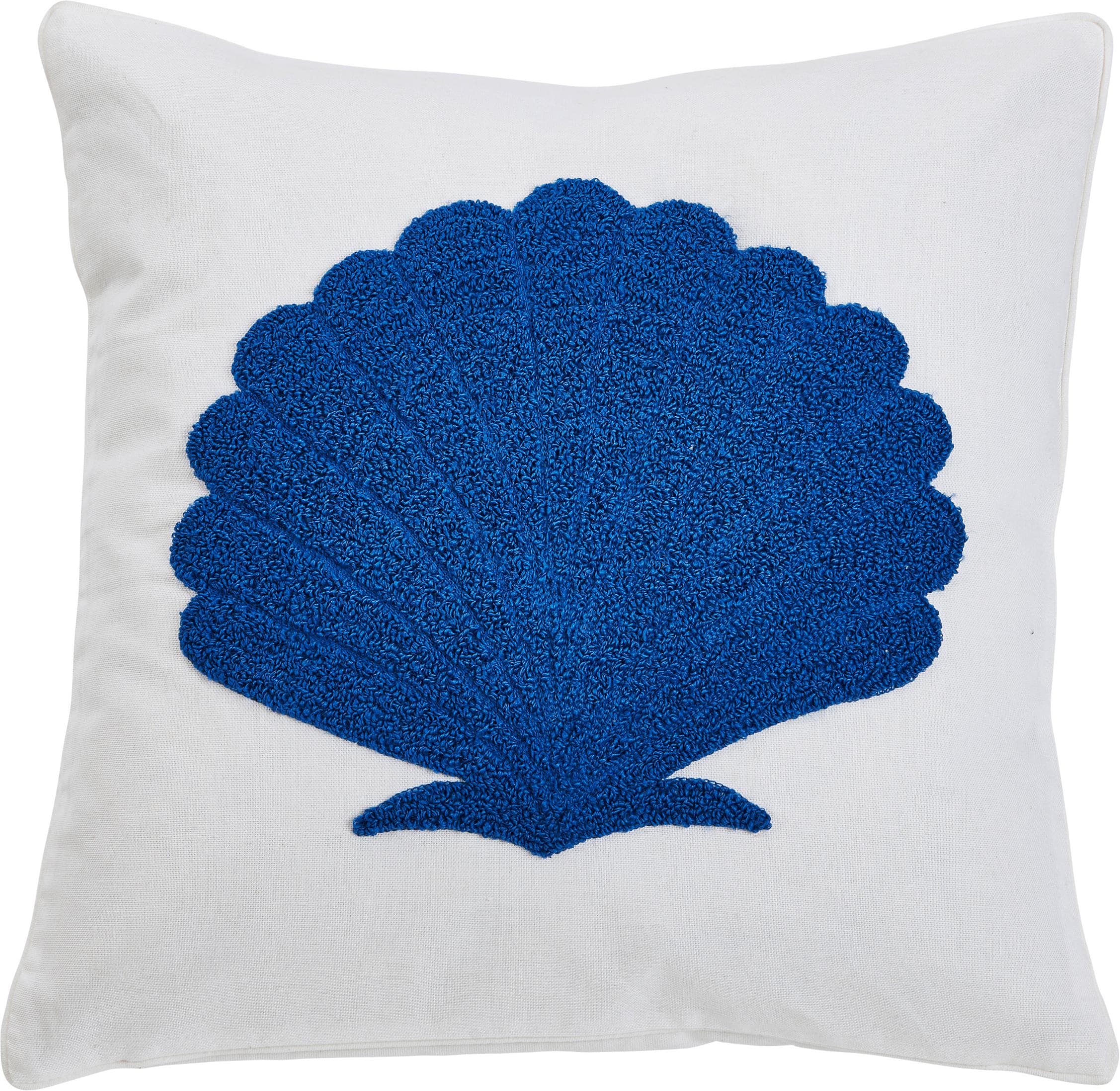 DONE. Dekokissen Blue Sea Shell Beige/Blau 45x45cm
