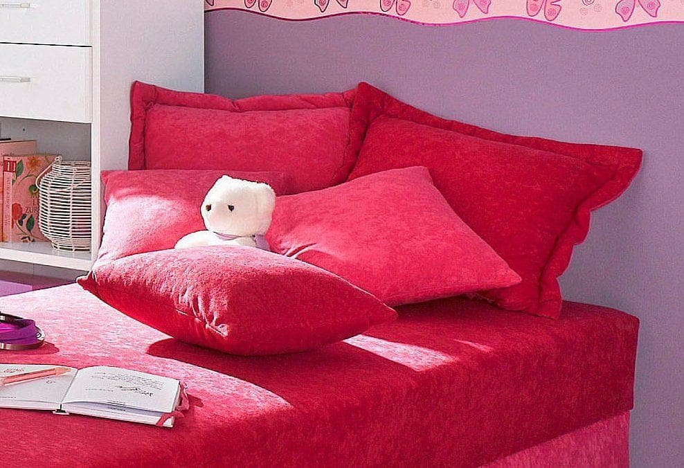 Dekokissen HAPO Rosa 3-tlg. mit Schaumflocken