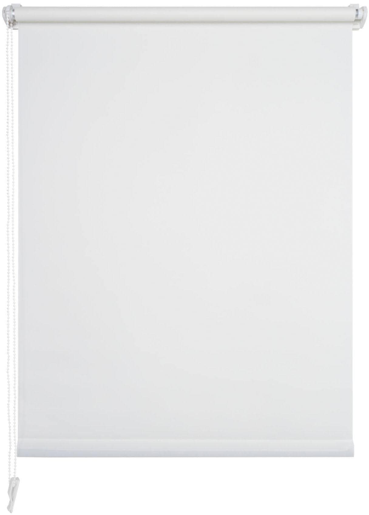 Liedeco Seitenzugrollo Klemmfix Weiß 45x150 cm