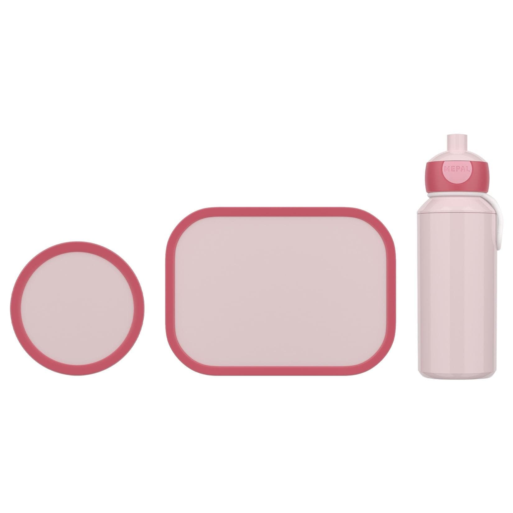 Mepal Lunchset Campus 3er Set - Trinkflasche Brotdose Fruchtbox