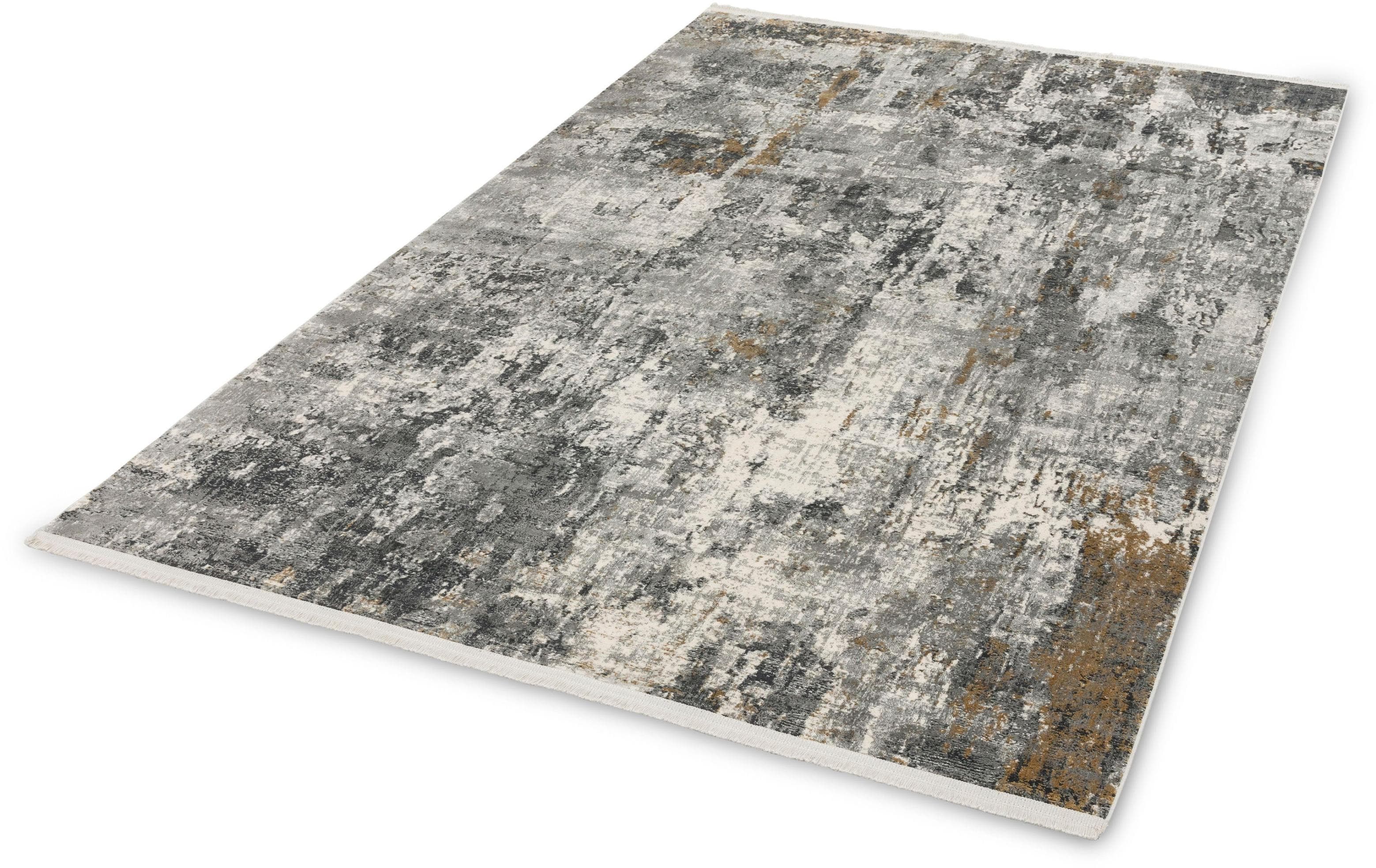 Teppich ASTRA Julia 202 Kurzflor Antracit/Creme 200x290cm